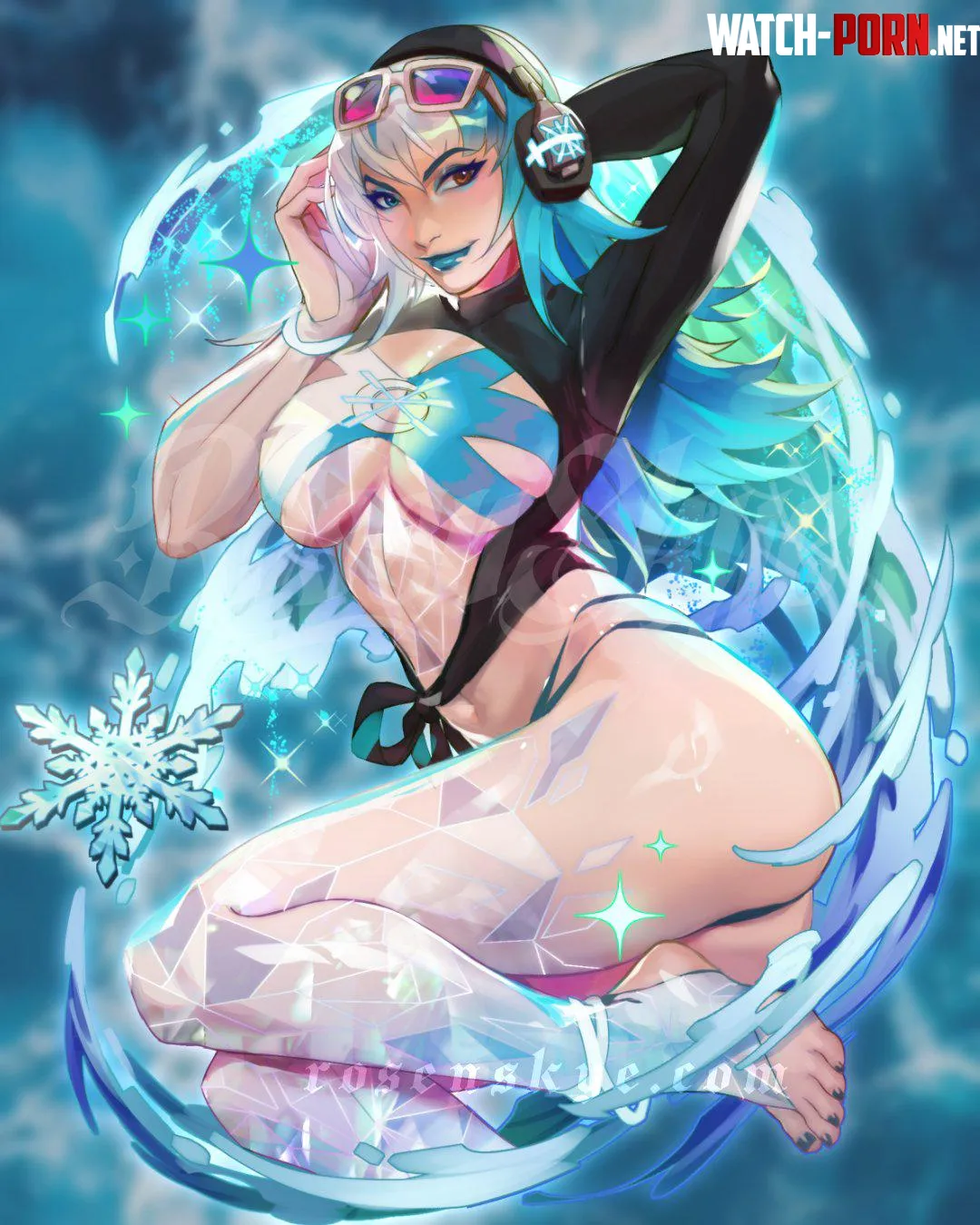 Cool Summer Luna Snow (RosenSkye) [Marvel Rivals] by EroMestre