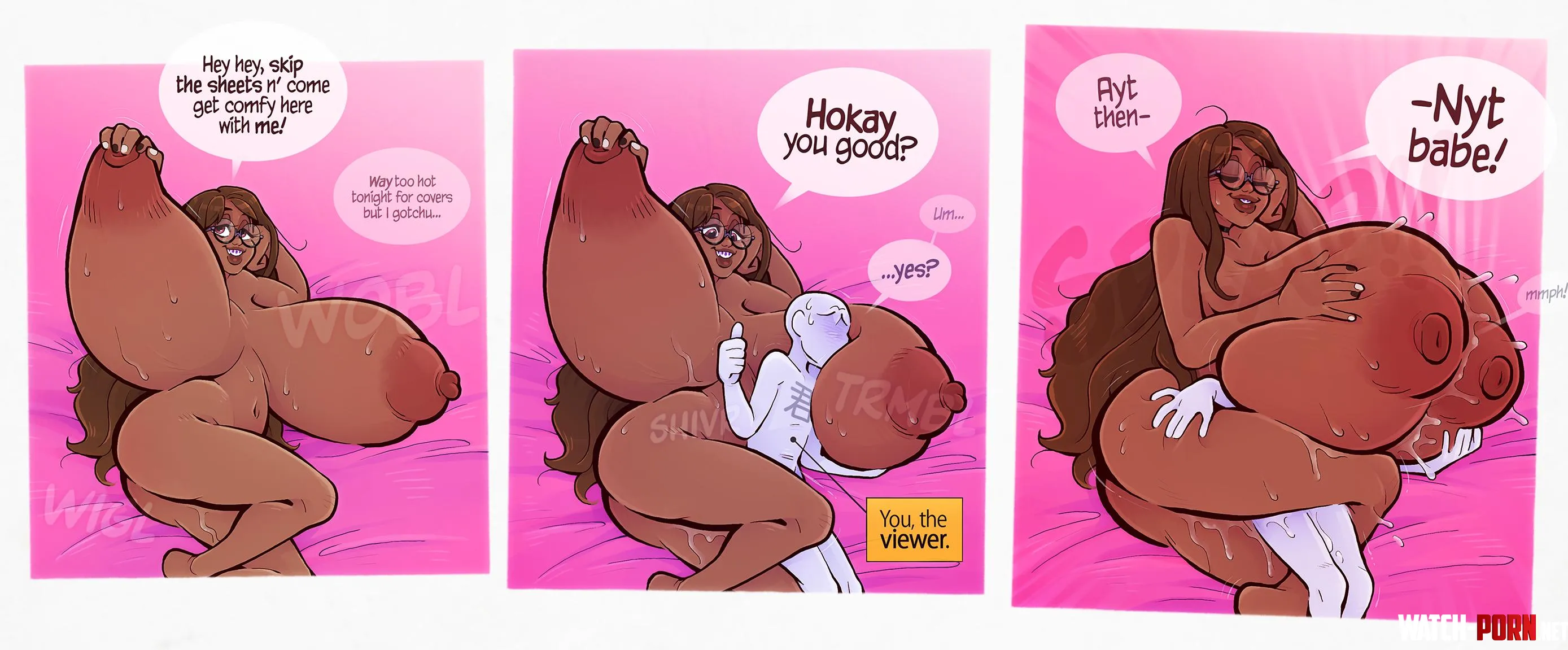 [Artist: Sparrow] Time for cuddles with your hucow uddered gf by Contesssssa