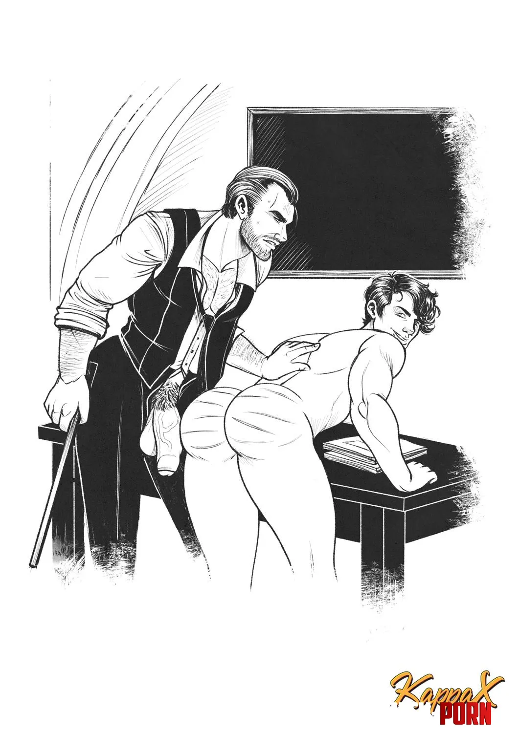 Dumbledore caning Tom (KappaX) by EternalSnow05