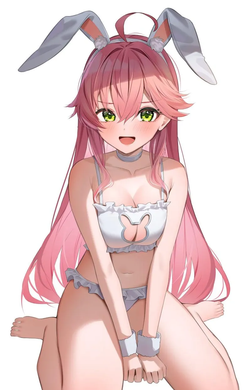Thumbnail Cute and Playful: Unveiling Bunny Sakura Miko's Allure by RainDMask