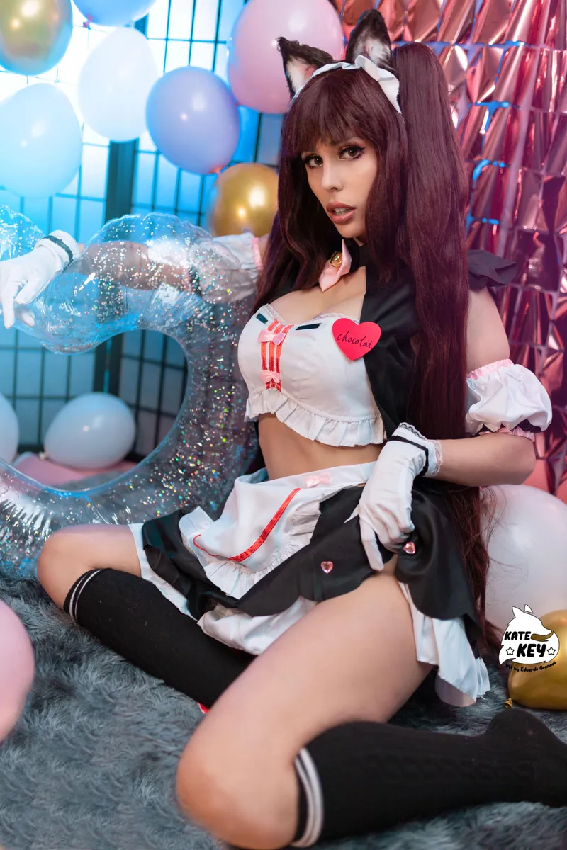 Thumbnail Chocola from Nekopara by Kate Key Cosplay | Cute & Alluring