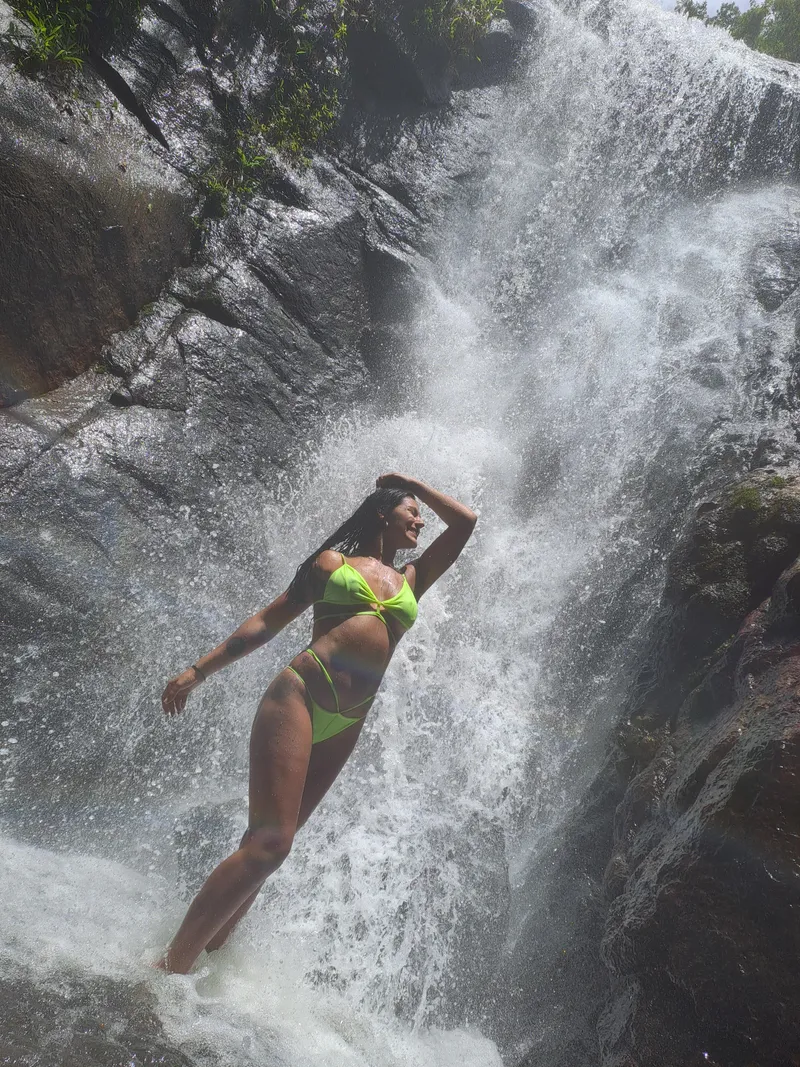 Thumbnail Splashing Fun on the Rocks by LunaOnStage | BikiniBodies