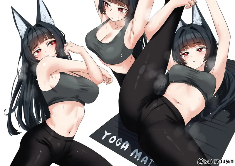 Thumbnail Yoga Miyabi [Zenless Zone Zero]: A Sensual Exploration by A_MASSIVE_PERVERT | ecchi
