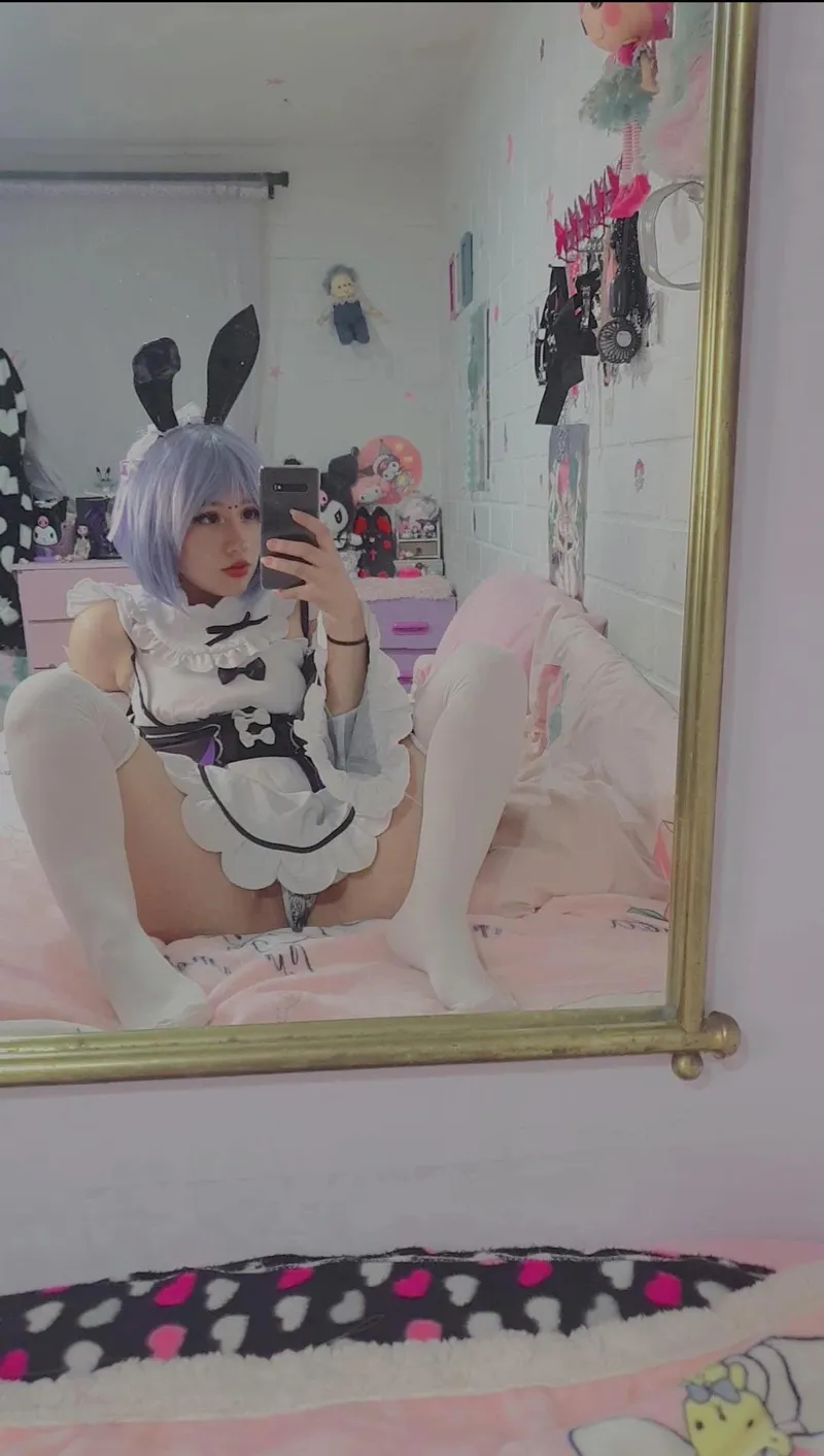 Thumbnail Baby_Haruu's Sensual Rem from Re:Zero - A Cosplay Fantasy Come True