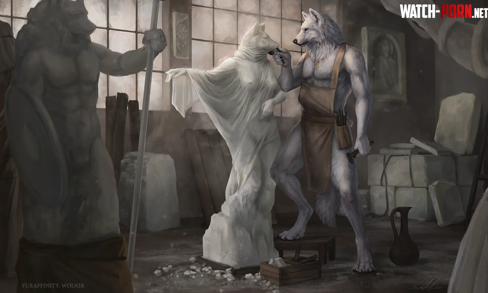Marble workshop by Wolnir_art