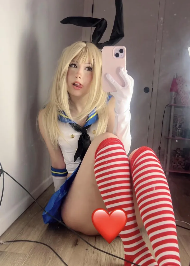Thumbnail Shimakaze Cosplay: Stunning Bunnygirls Transformation by mewava