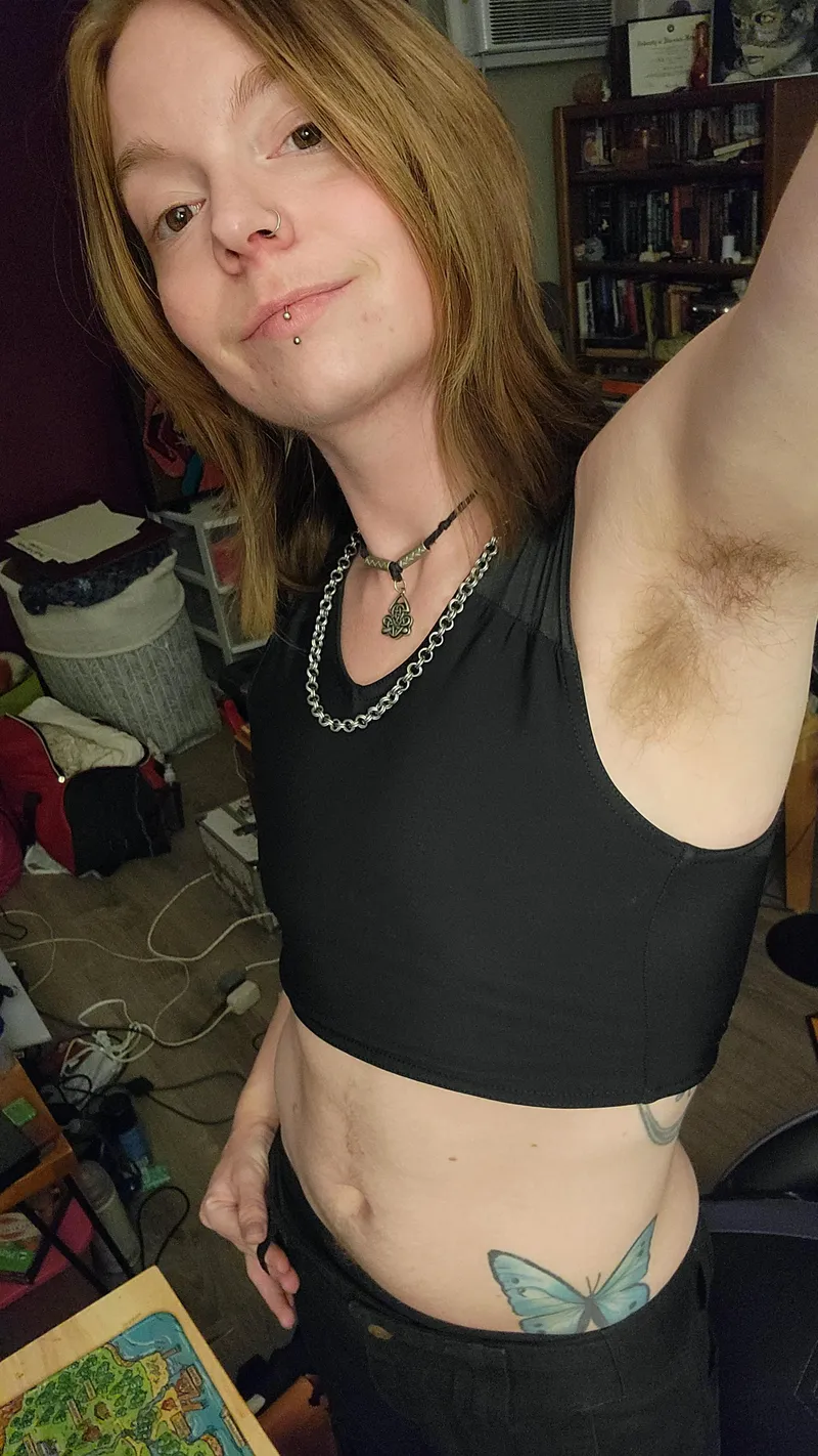 Thumbnail Ready for Sniffs: The Charm of Hairy Armpits | by PhoenixRedPanda