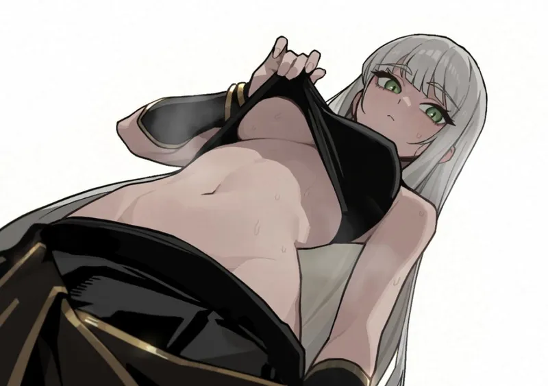 Thumbnail Silly_Ad_4914's Unique Perspective in 'Low Angle' animemidriff Shot