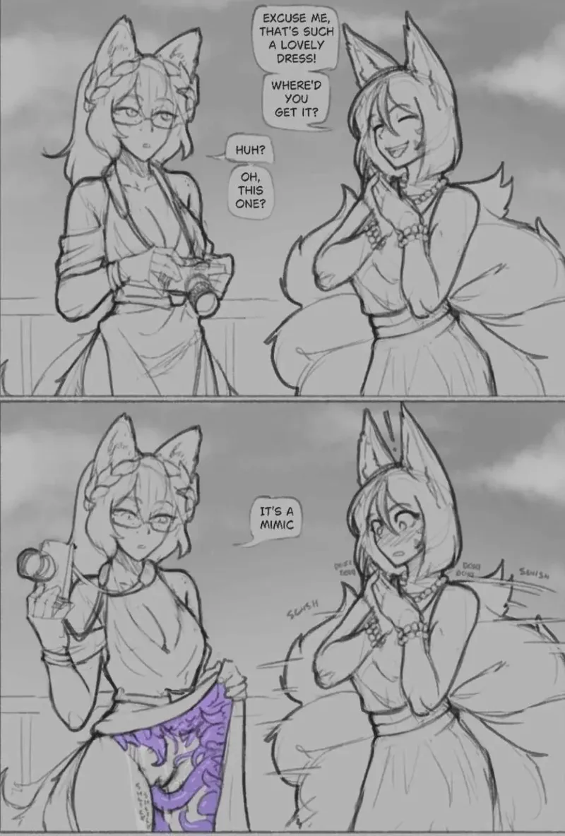 Thumbnail Mimic Dress - A Fashion Statement by Lynx45467757 by Lynx45467757