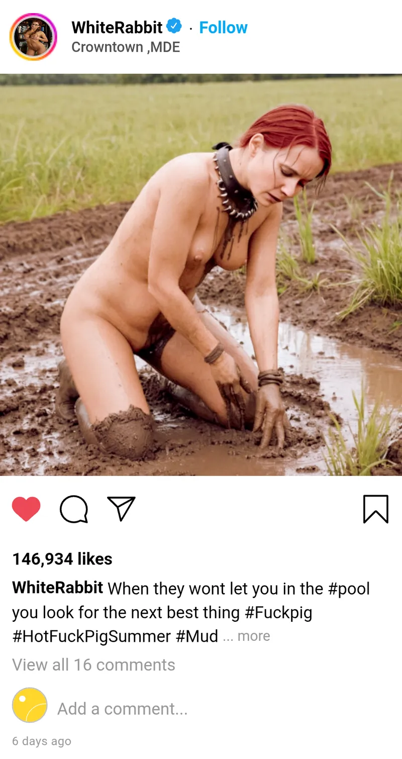 Thumbnail Cuntstagram: Mud Fun for a Sub | UnsualAlice | MaledomEmpire
