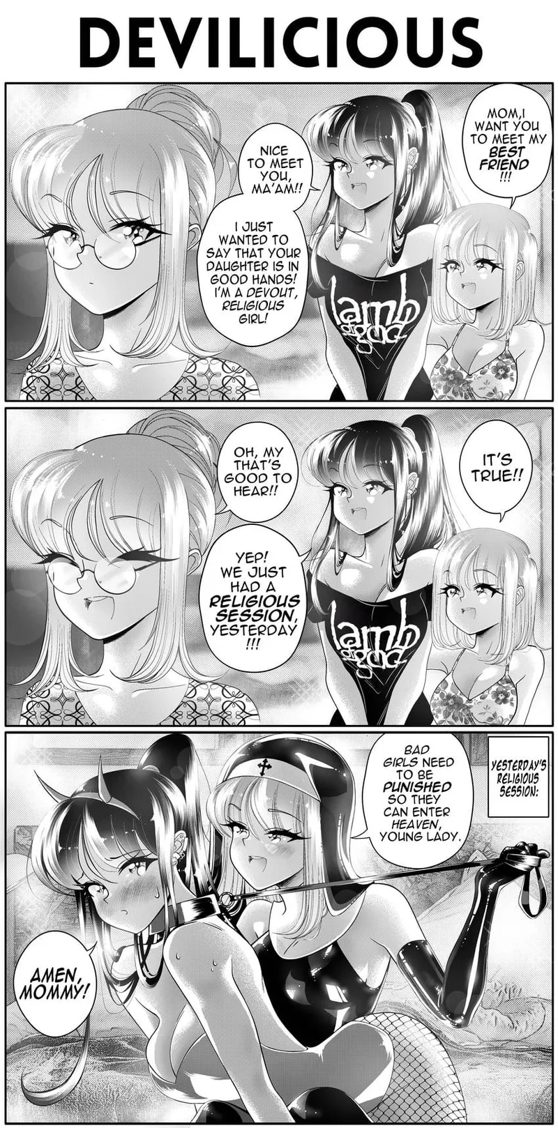 Thumbnail Praising Mommy: Amen to hentaifemdom by Somanycookies1