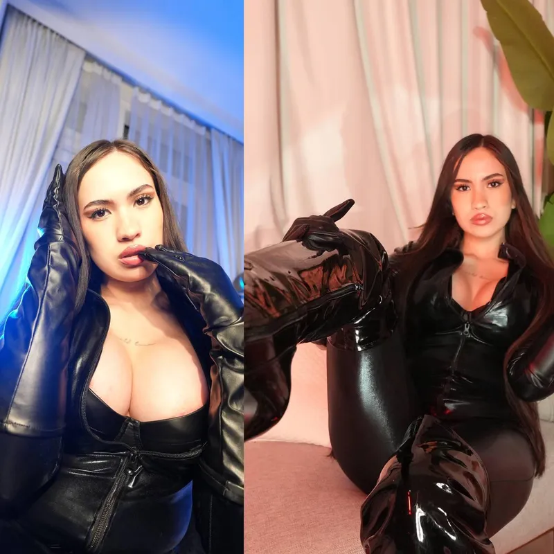 Thumbnail Princess_baby66: Tight, Black, and Exuding Power in Leather | LadiesInLeather
