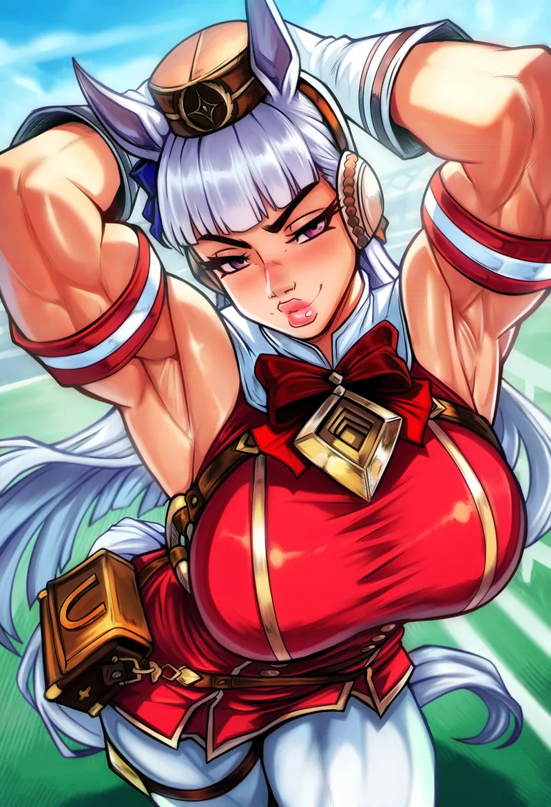 Thumbnail Basilico90 Presents Gold Ship Art from Umamusume Pretty Derby in fitdrawngirls