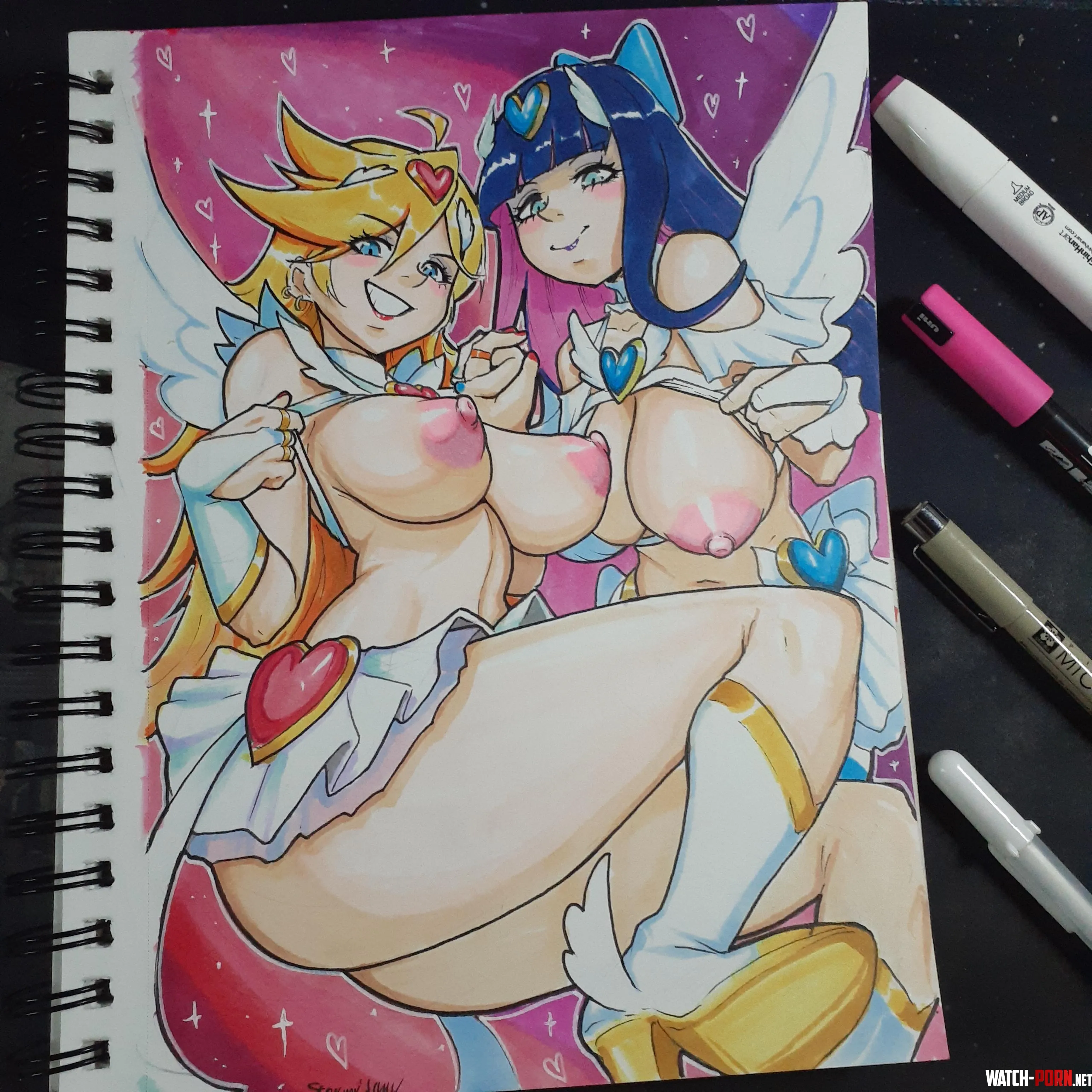 Pov about to get obliterated (Stormriderdraws) [Panty&Stocking] by stormriderqv