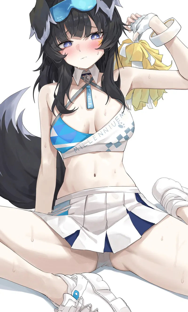 Thumbnail Delight in the Sensuality of Sweaty Nekozuka Hibiki | ecchi