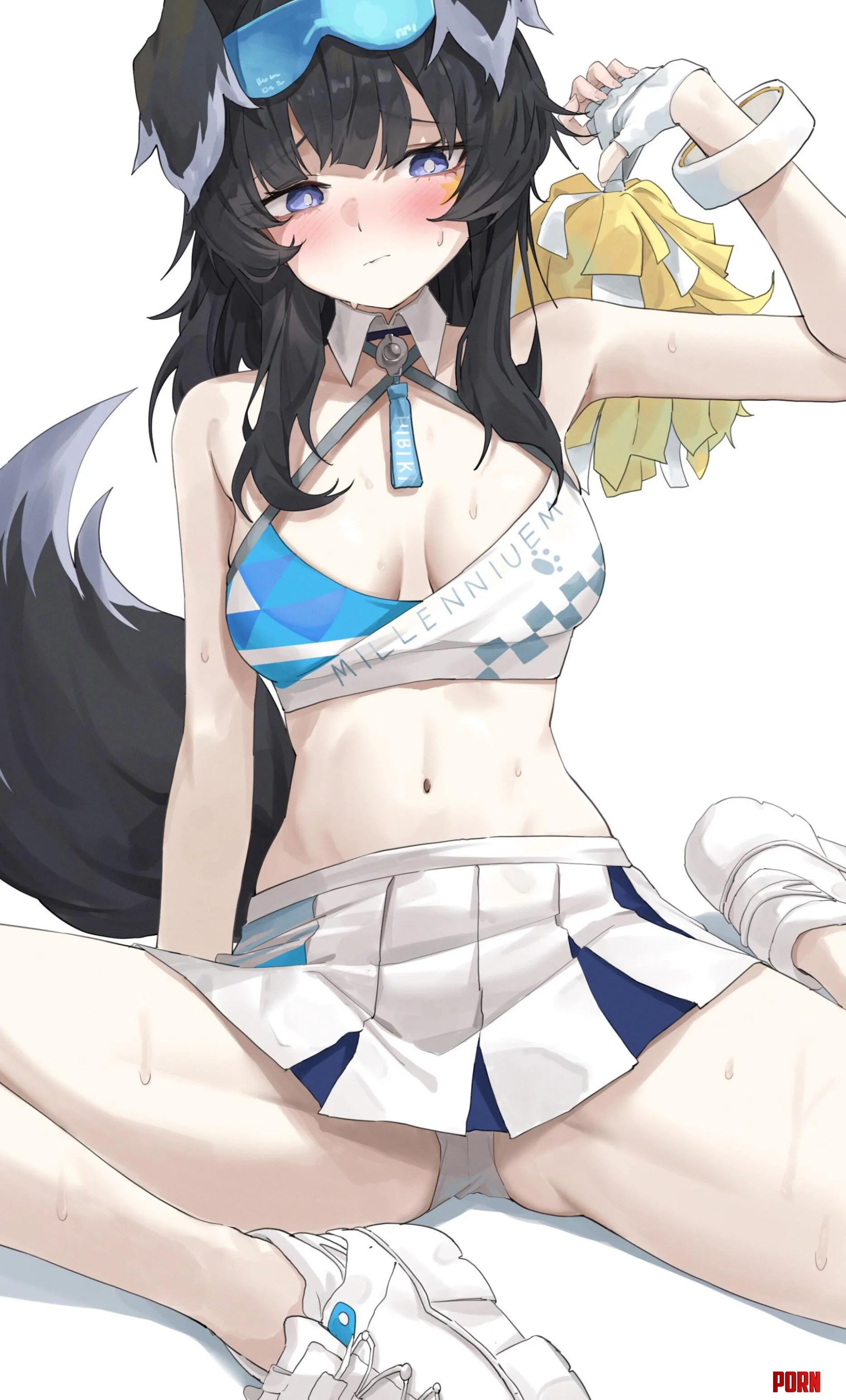 Sweaty Nekozuka Hibiki by Xerisiss