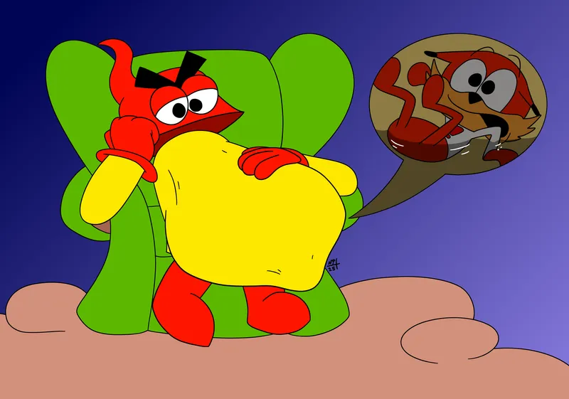 Thumbnail InvisibilityRin Shares NegaPosi's No.1 Art in Plok & Bubsy World
