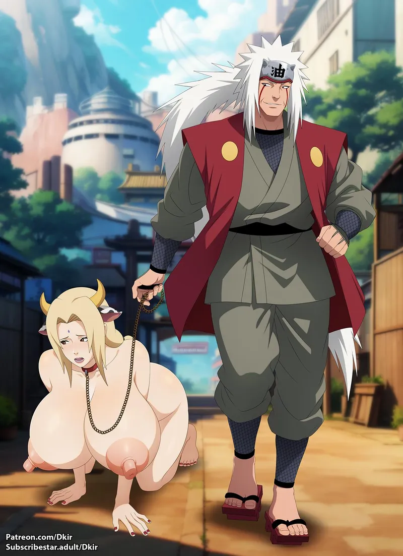 Thumbnail Contesssssa's Racy Tale: Jiraiya and his Bimbo Cow Tsunade