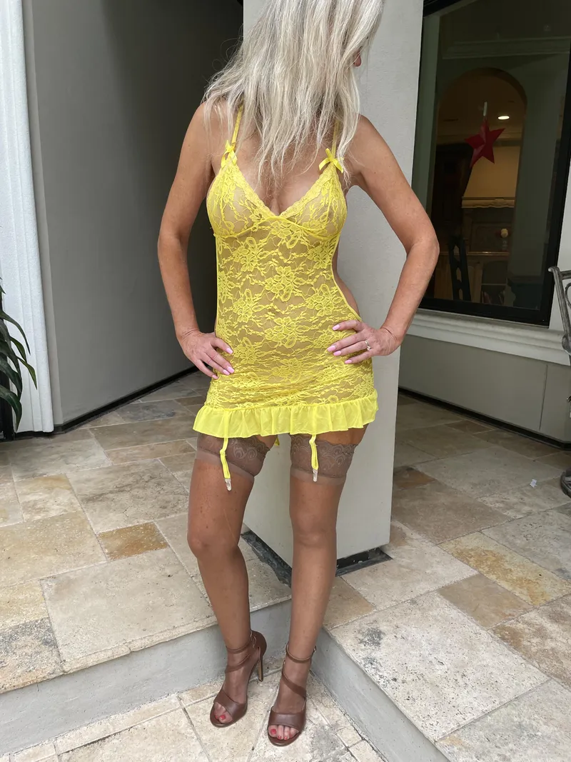Thumbnail Sunny Yellow Lingerie Charm by My_Hotwife_Journey in Sensational Lingerie Display