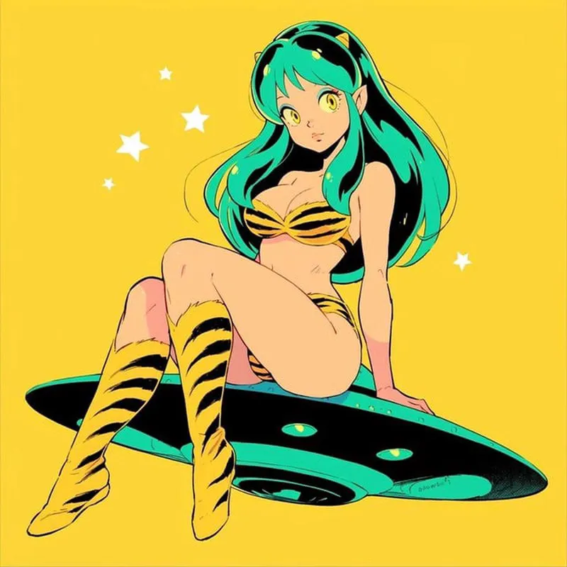 Thumbnail Lum and UFO's Charm by Jun_Agruda | animemidriff