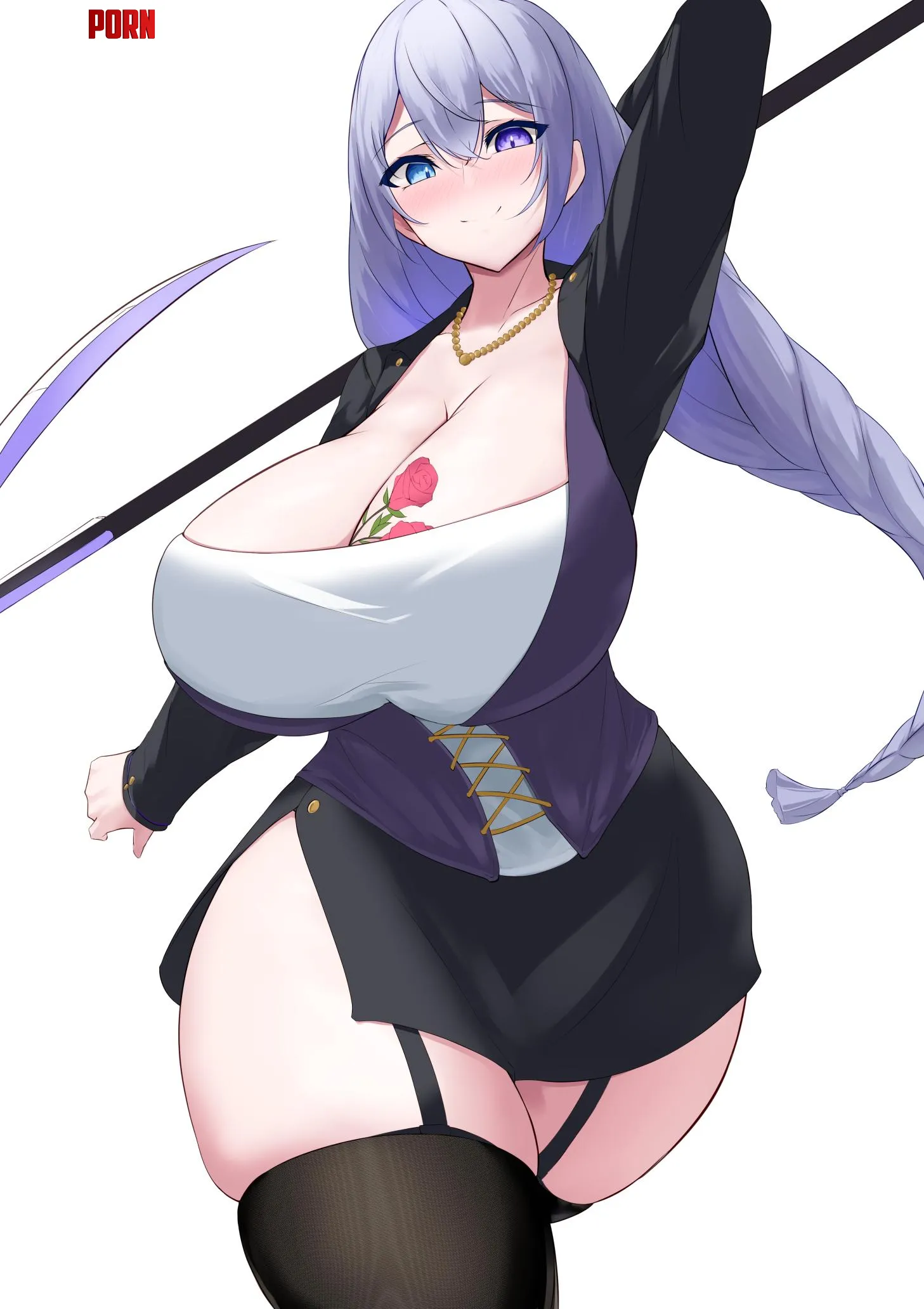 Plump scythe swinging babe by Level-Ad5048