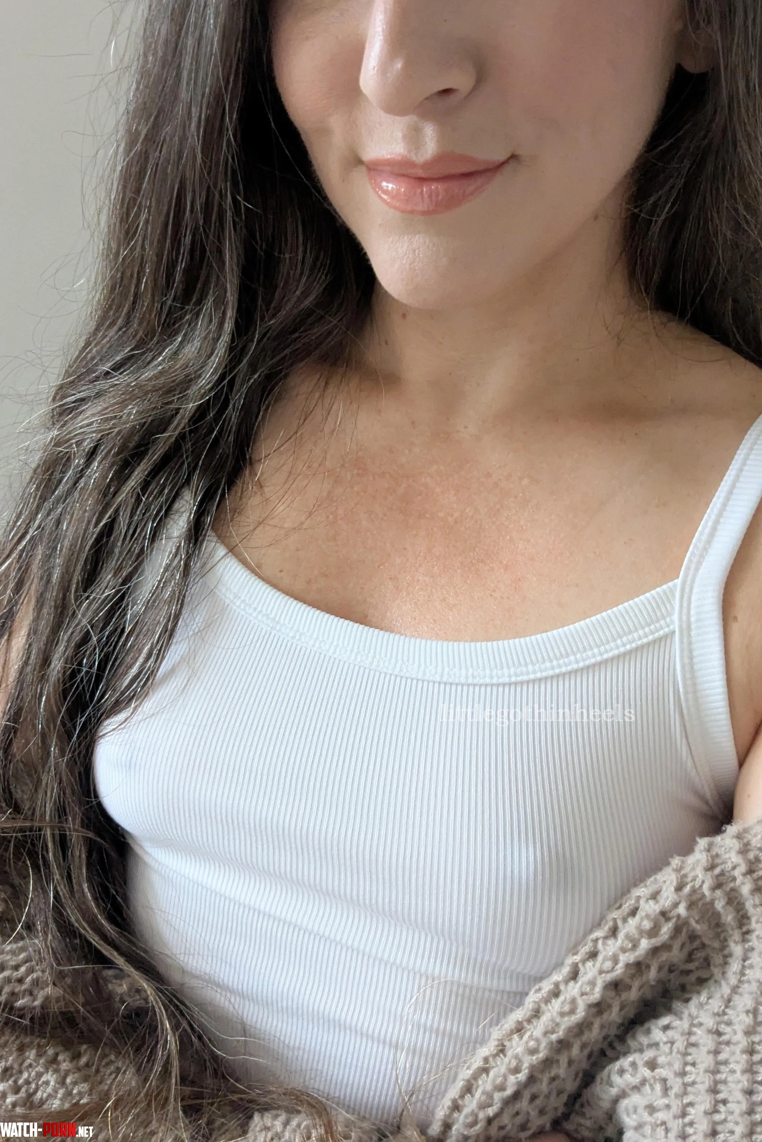 White tank top pokies by littlegothinheels