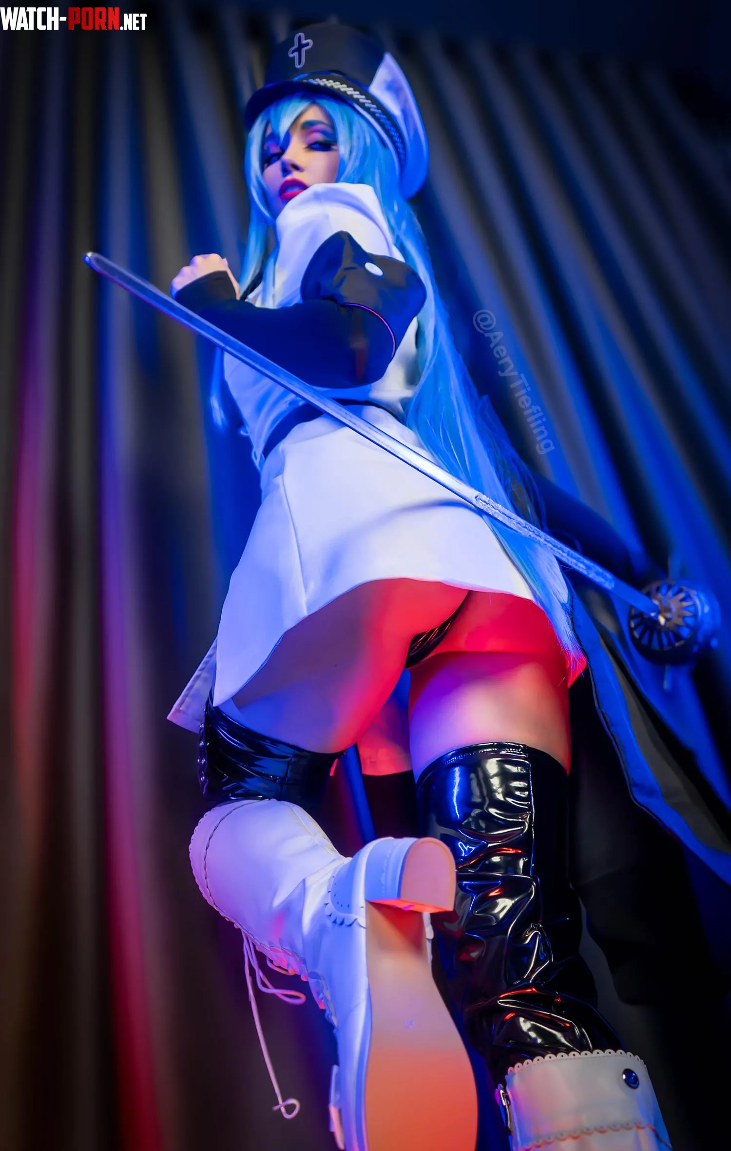 Esdeath from Akame Ga Kill by Aery Tiefling [OC] by AeryKorvair