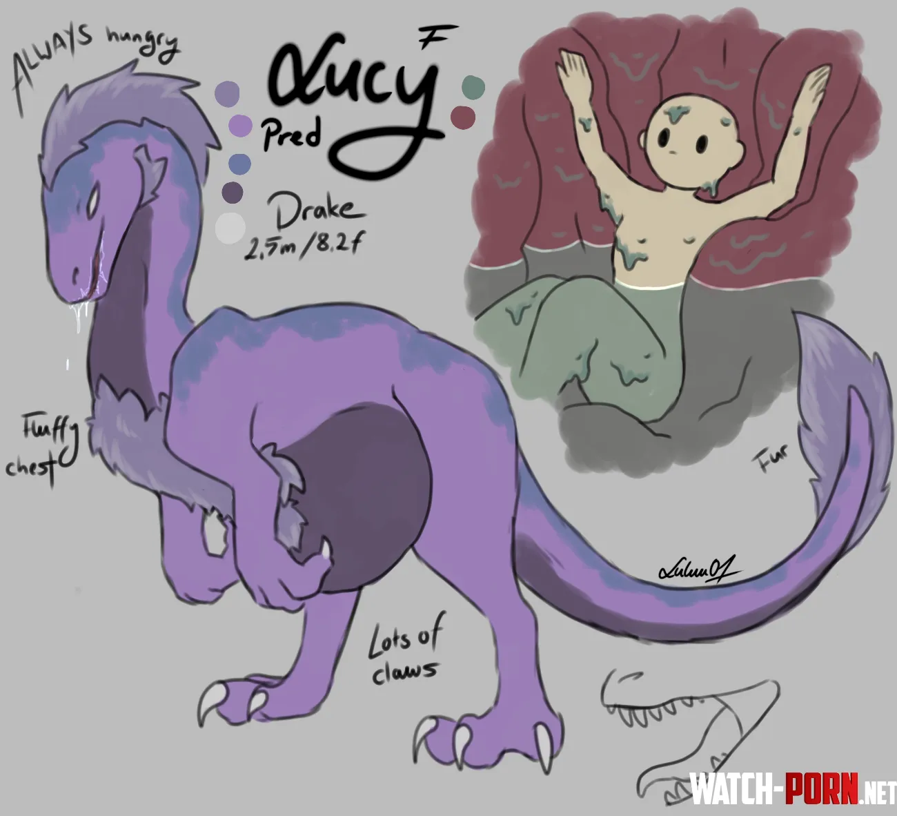 {image} OC Predator Lucy (Female drake) by Southern-Pie-3899