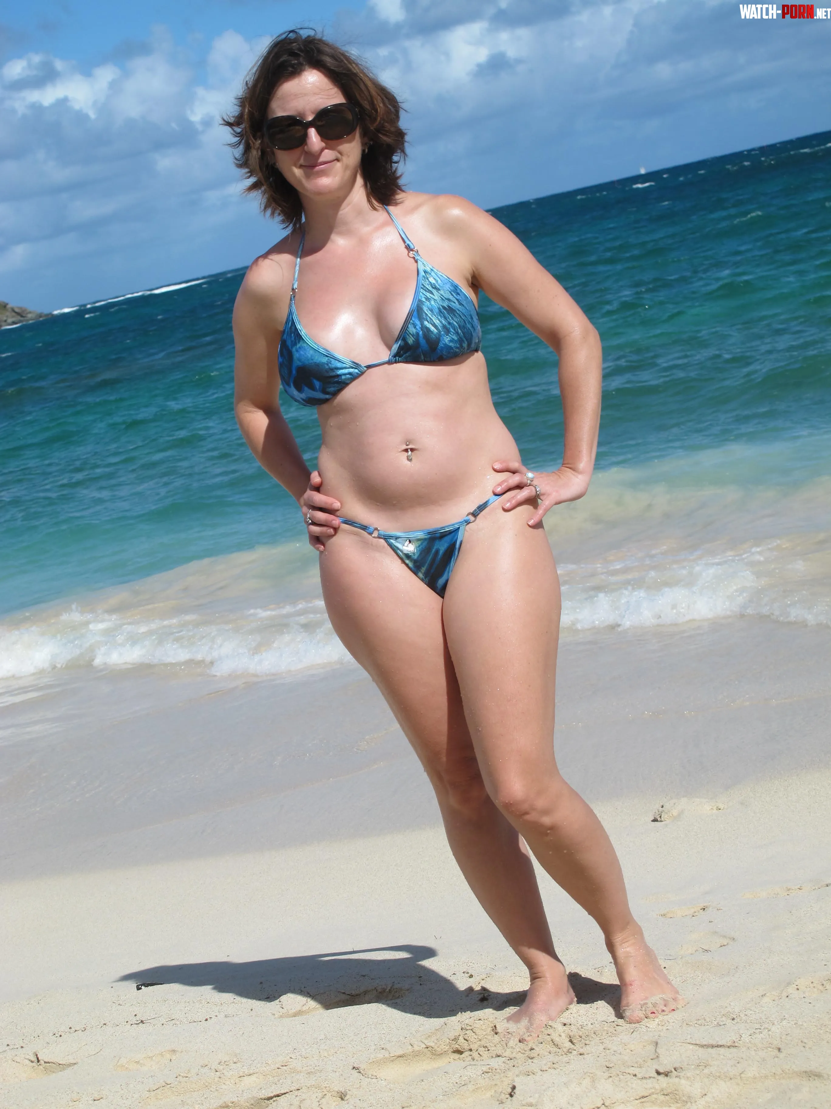 Blue Pattern Bikini by Patient_DDT