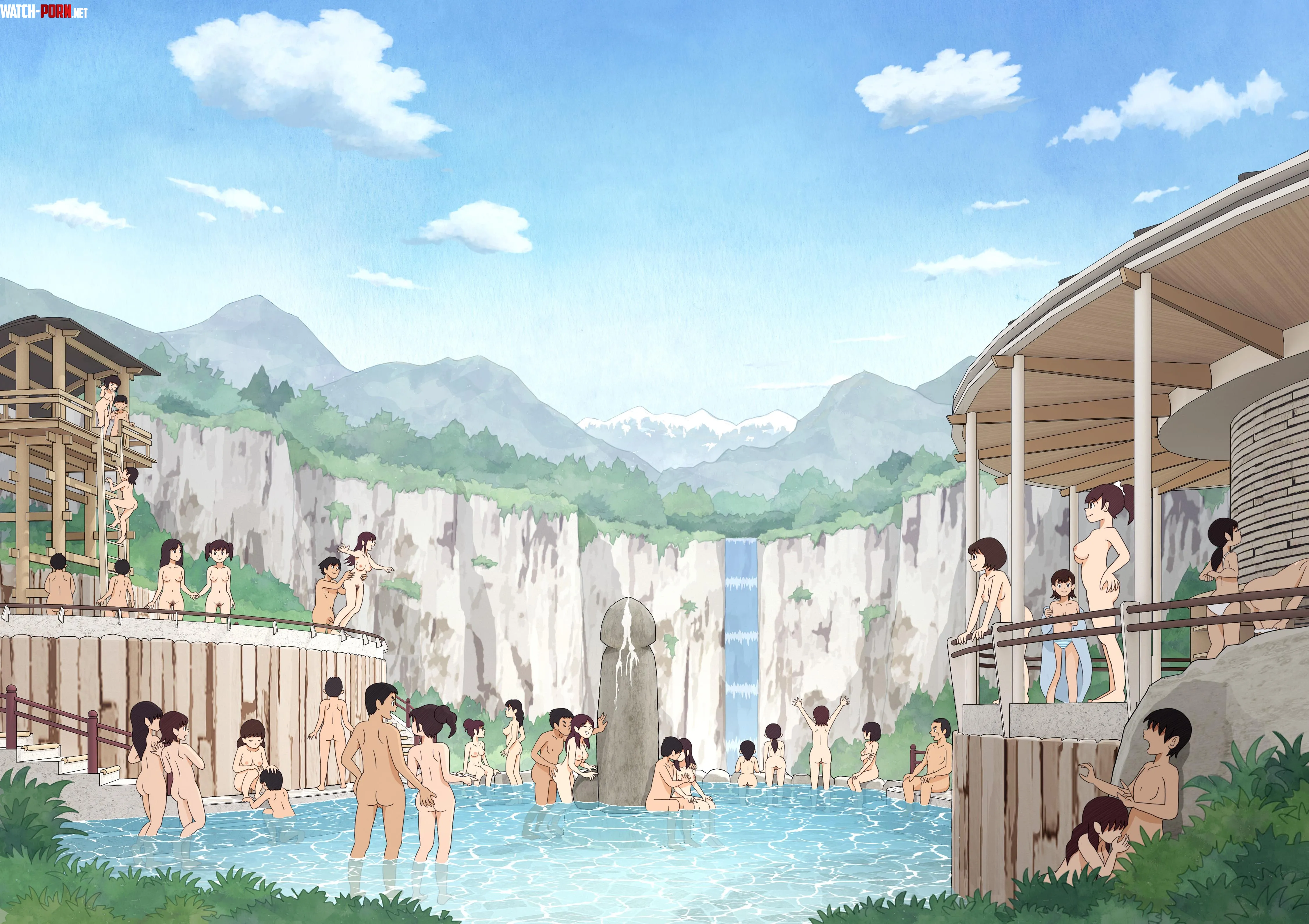 The free use bathhouse by Somanycookies1