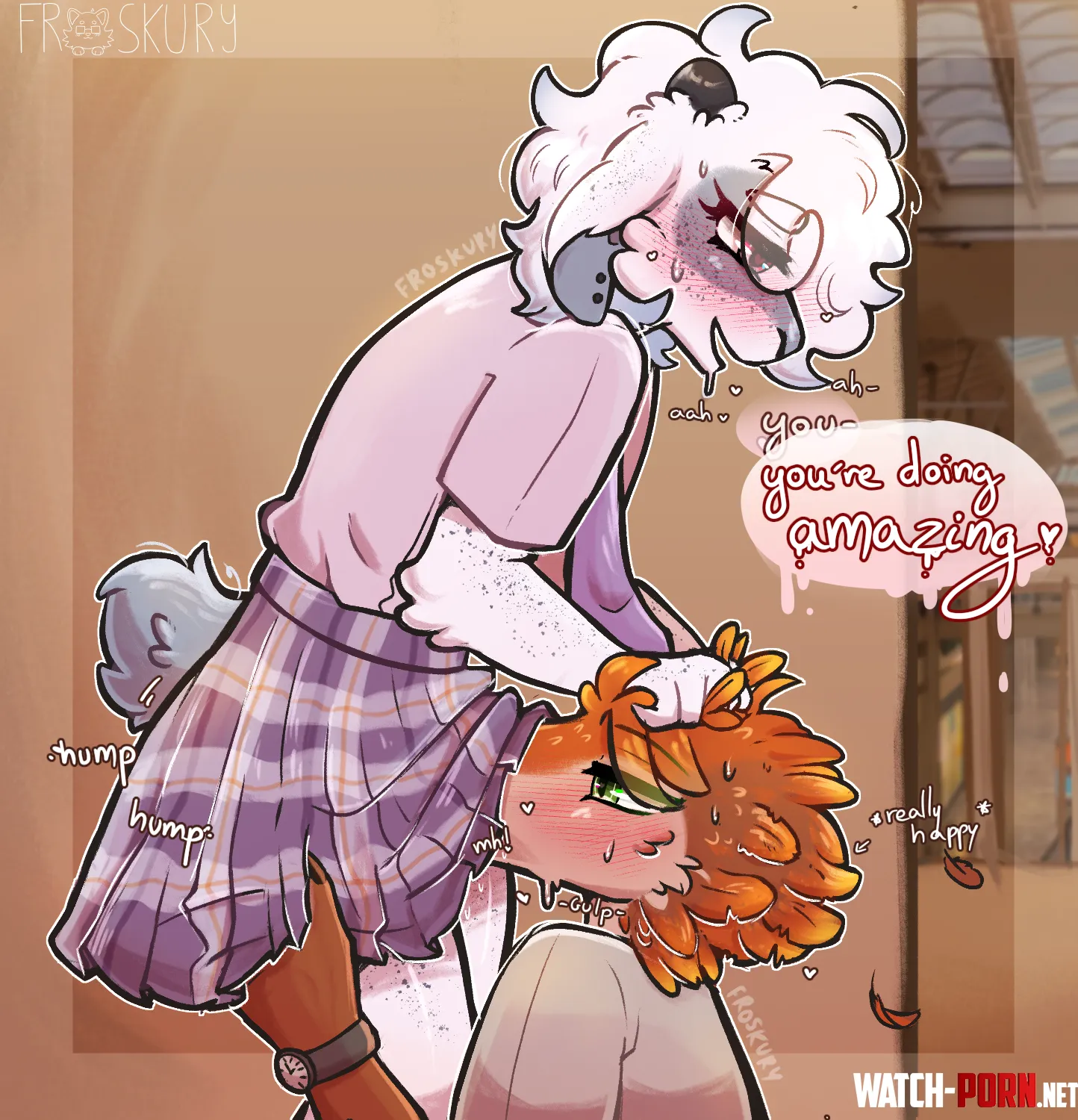You're in public! (Froskury) by NanokoFox