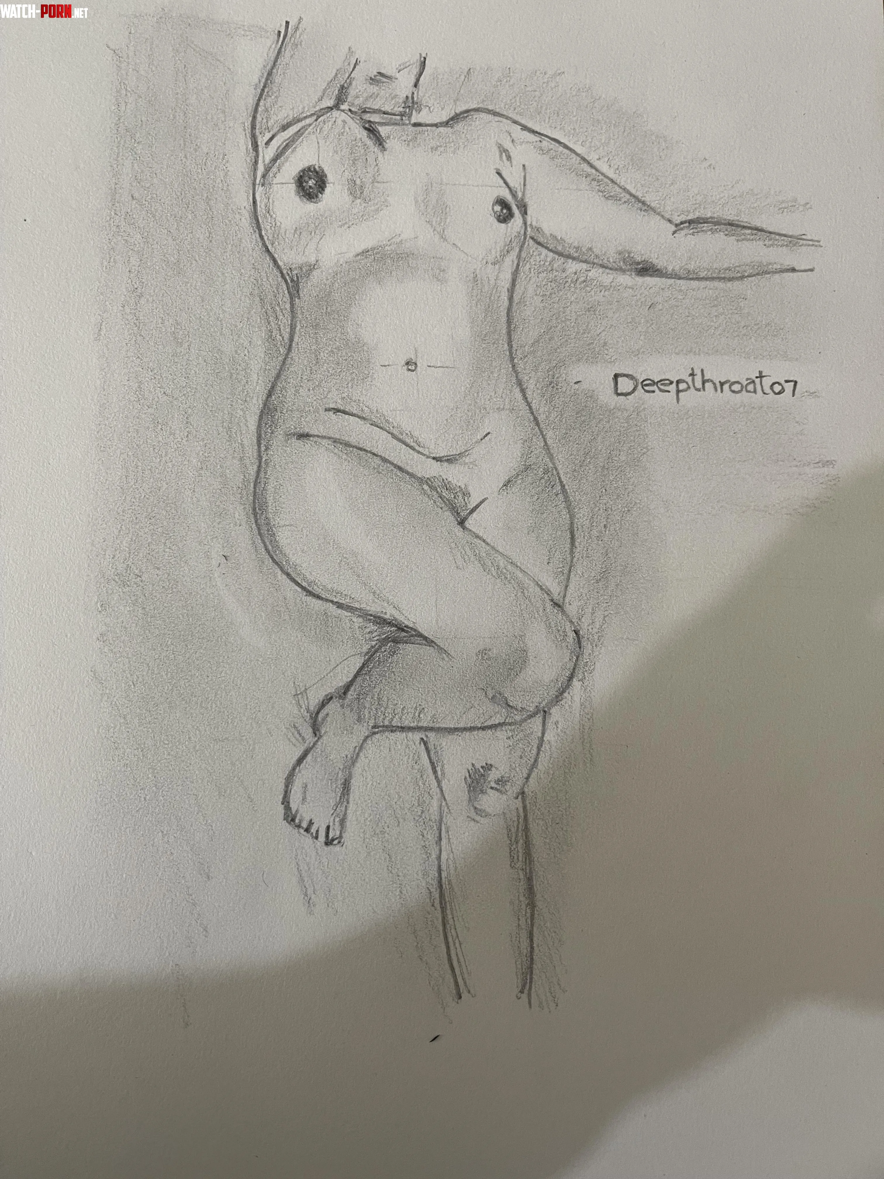 Resting goddess @deepthroat07 by Art0207
