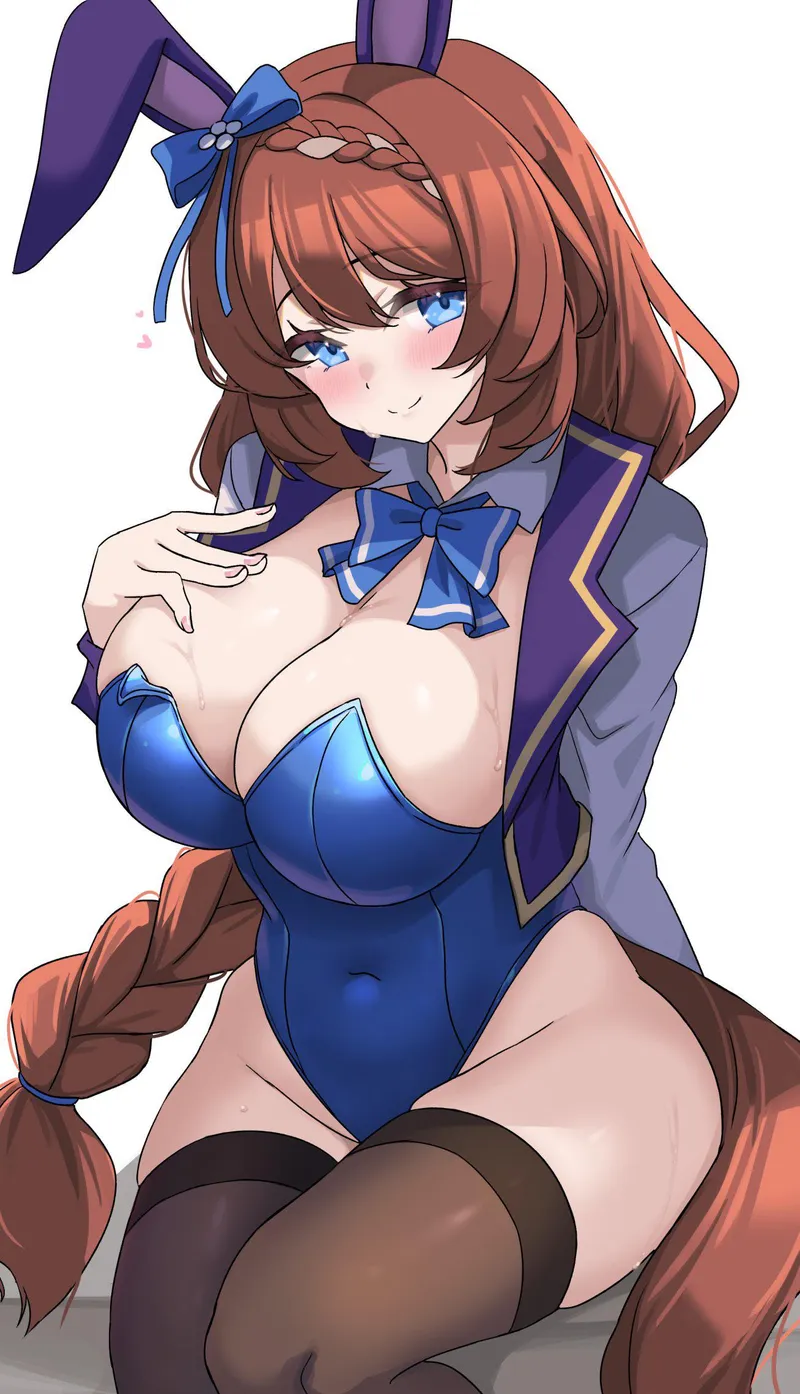Thumbnail Exploring Super Creek’s Bunny Suit in Umamusume by oldupstairs3566 | animebodysuits