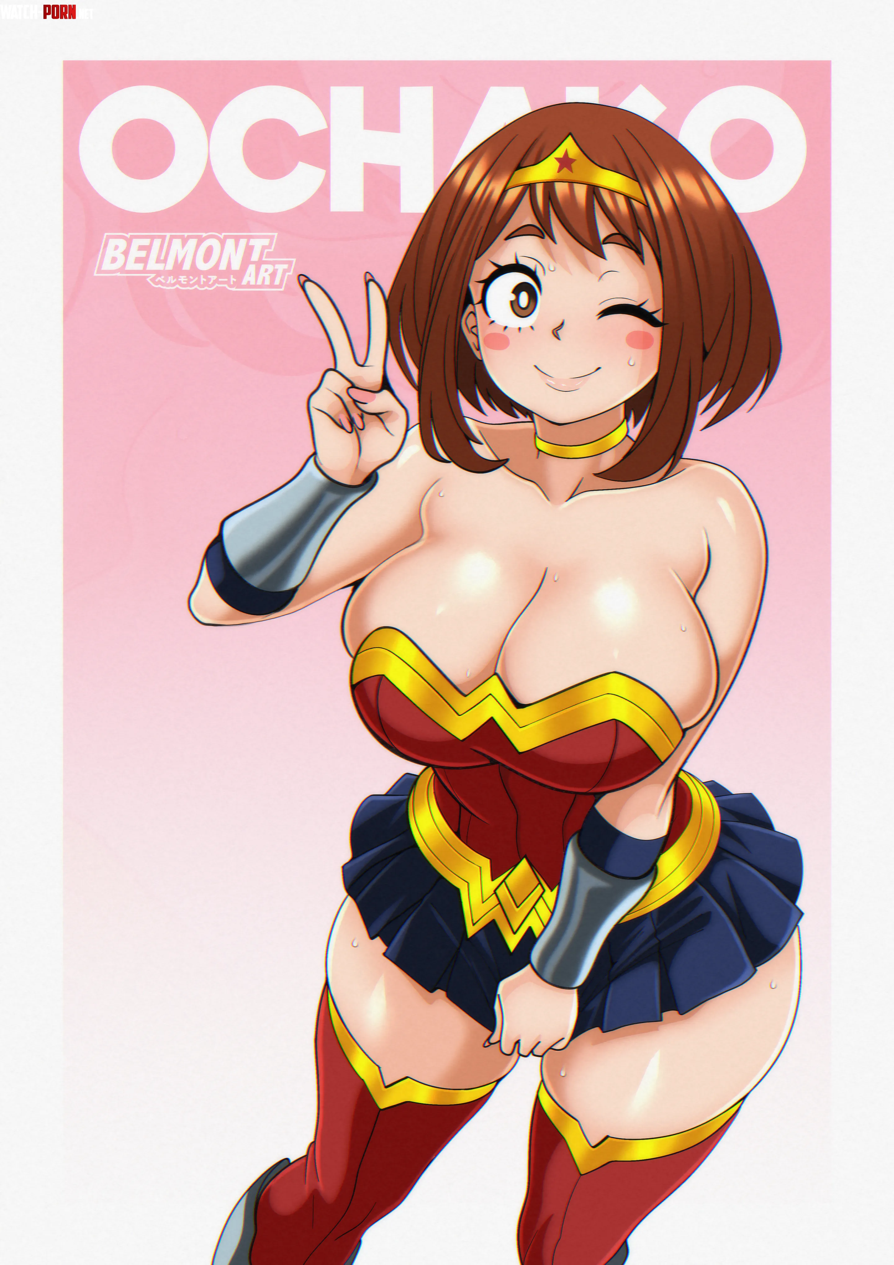 Ochako Uraraka as Wonder Woman [My Hero Academia] by LafterMastr