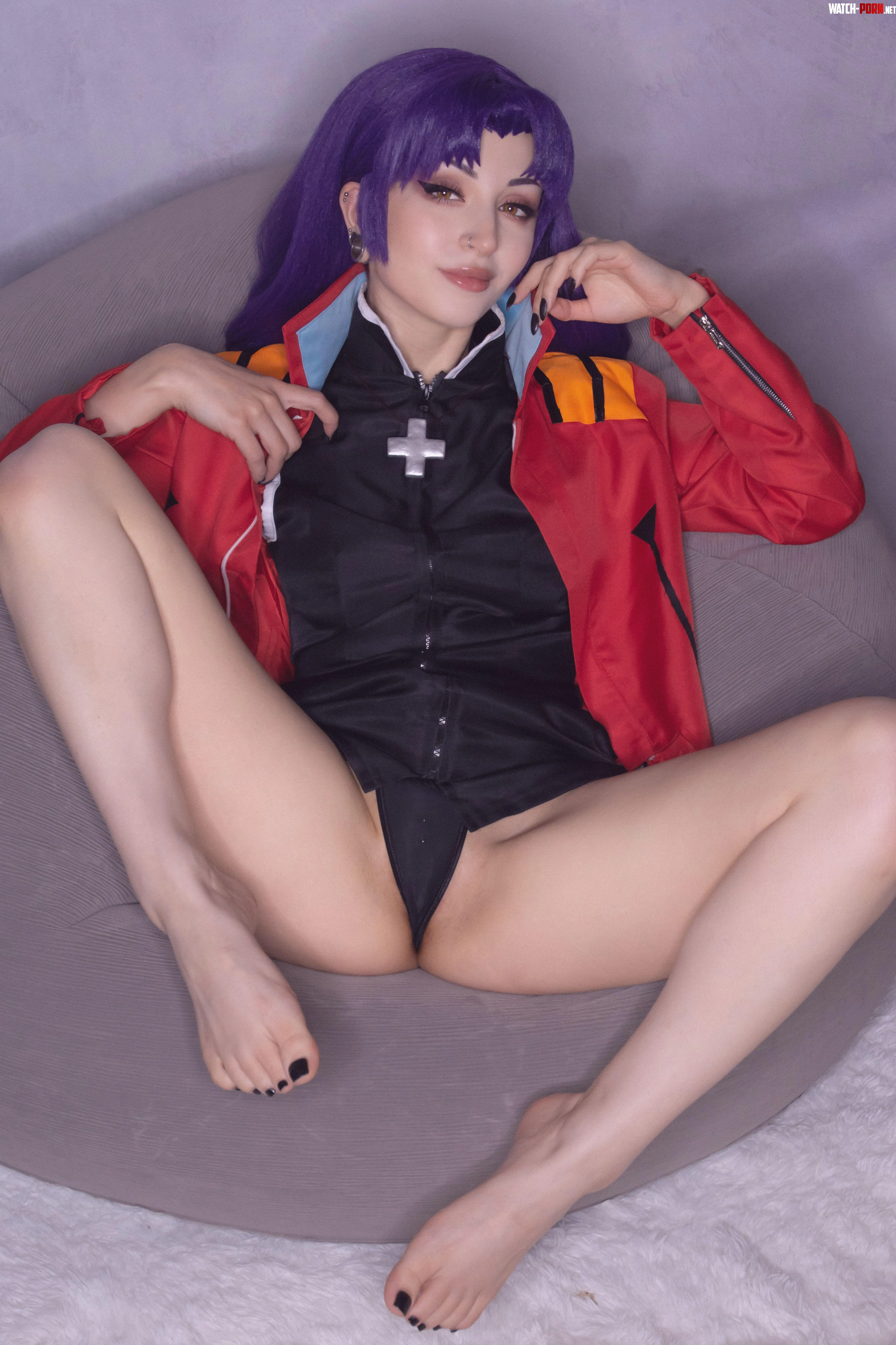 Misato [Evangelion] (Shirokitsune) by kuropuppi