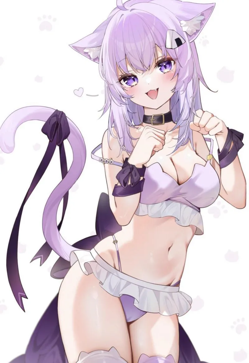 Thumbnail Discover Elegant Sweet Kitty Vibe with Snowybnny in Nekomimi Category