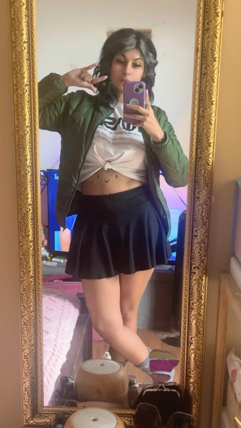 Thumbnail Hello! Crop Top Girl Doing Outfit Check Here by tsundere-ddlg | Croptopgirls Category
