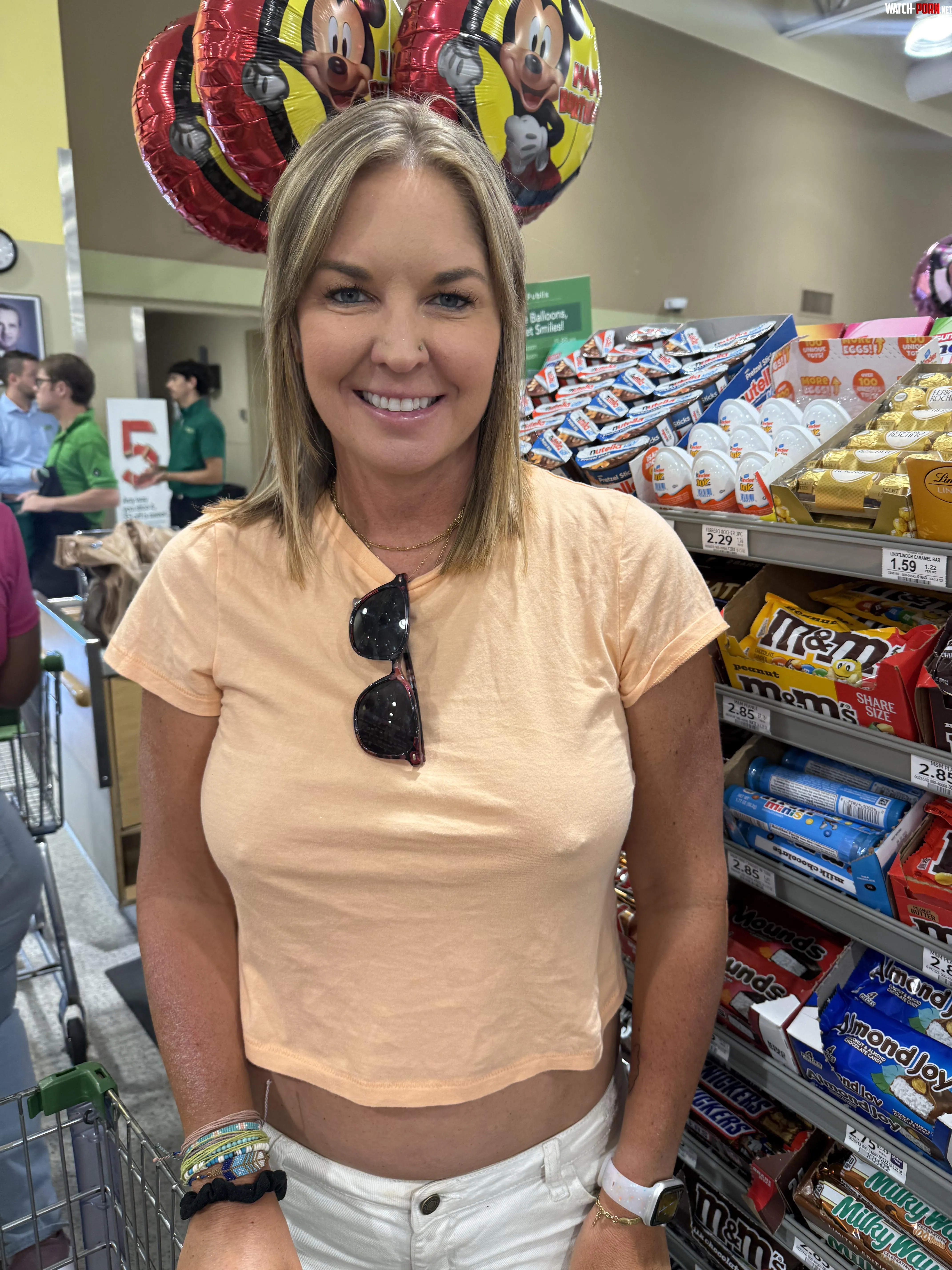 The candy aisle seemed fitting by officialbikininicole