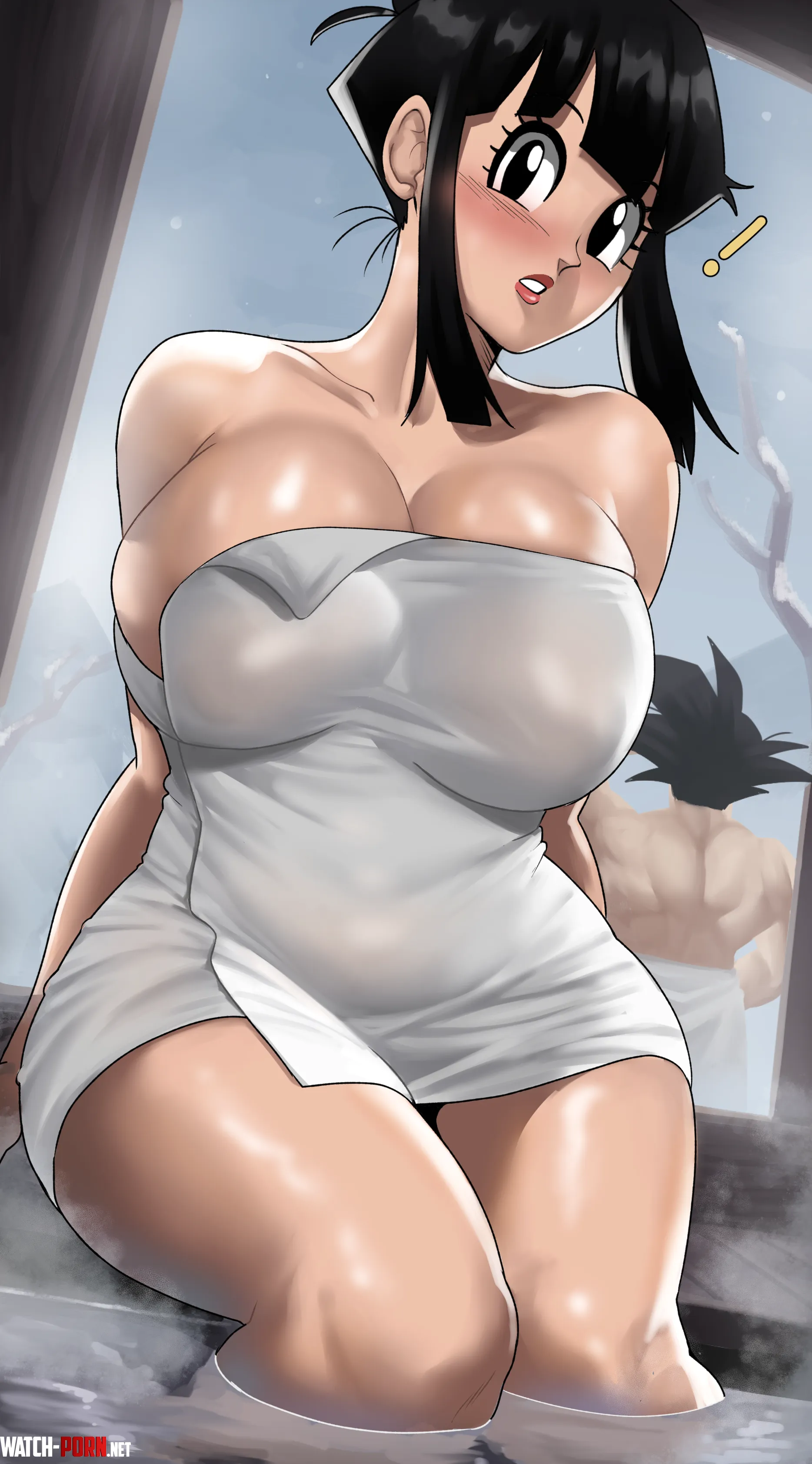 Chi-Chi at the Hot Spring! by LafterMastr