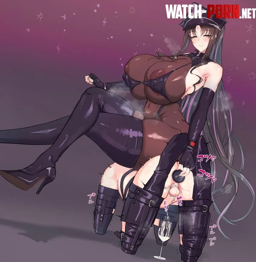 Milking her little seat by Somanycookies1
