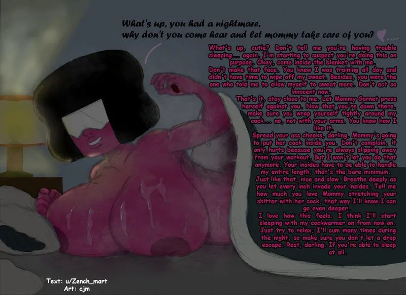 Thumbnail Garnet's Sleep Offer: A Tale of Sweat, Muscle, Futanari, and More | Zench_mart | hentaicaptions
