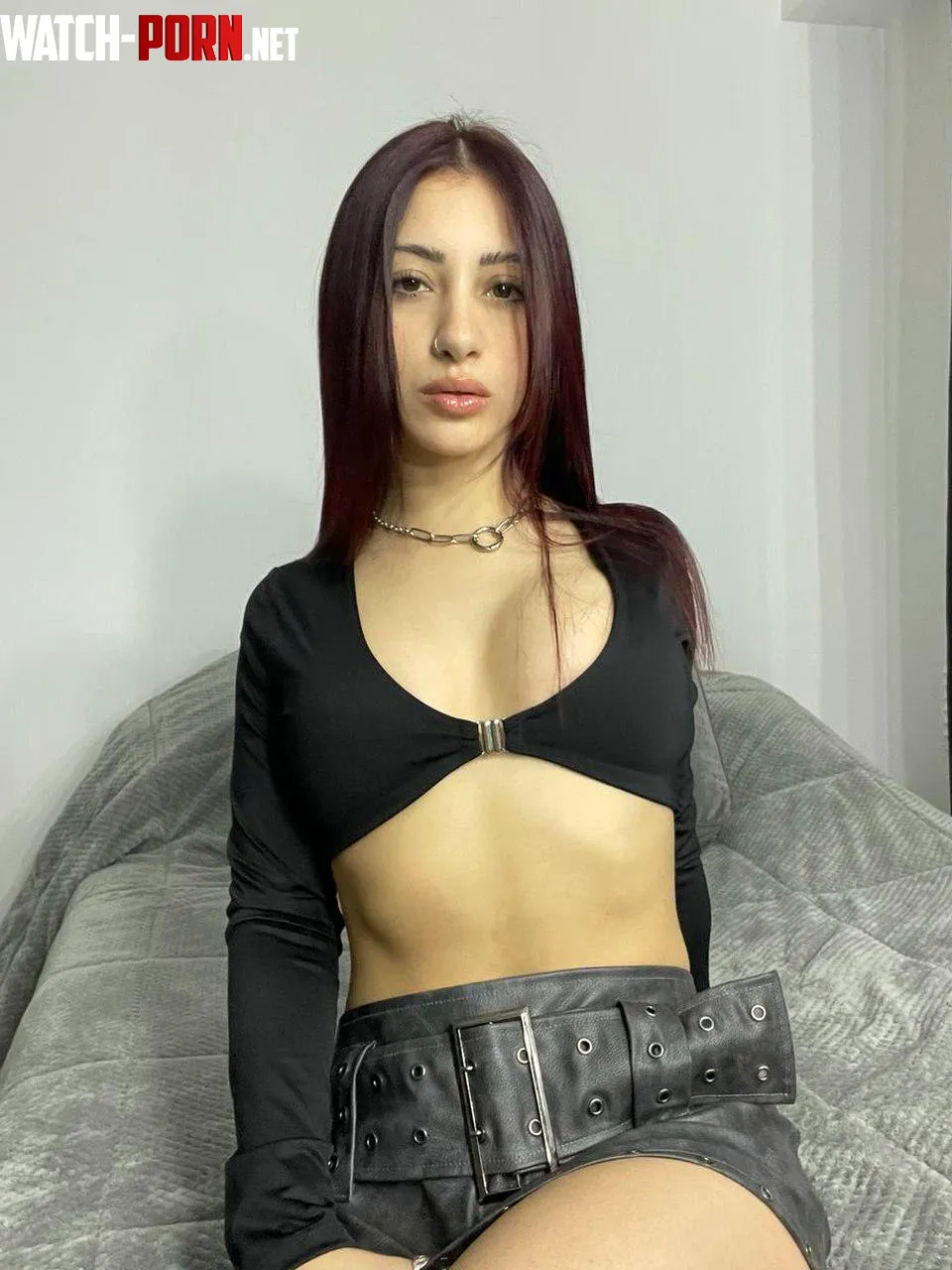 my new short leather skirts by squadrongoose