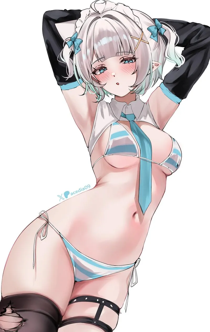 Thumbnail Mint Elegance: Explore Miku's Style by NautyNautilus in thighdeology