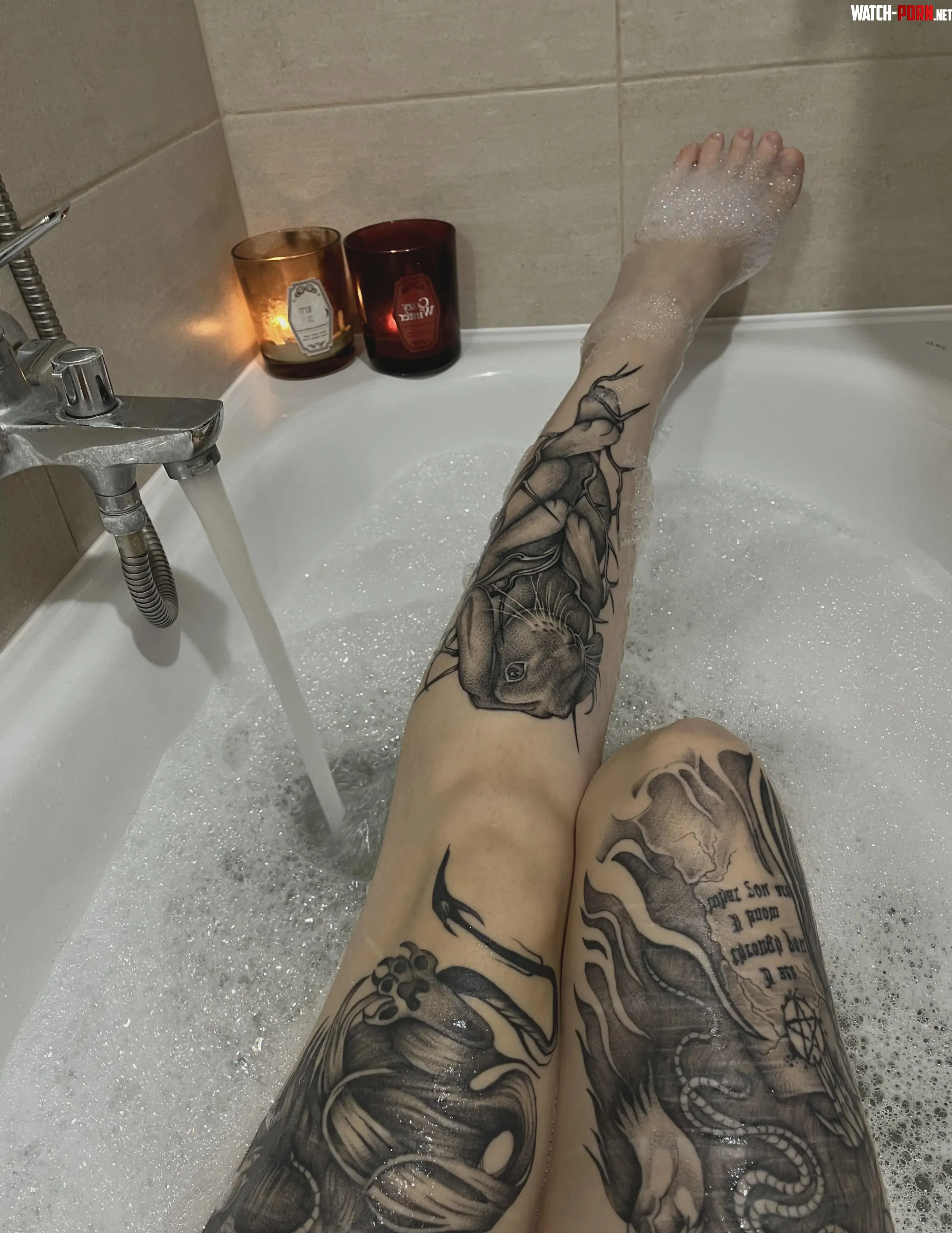 My tired feet love a hot bubble bath by MagicalSunnyQueen