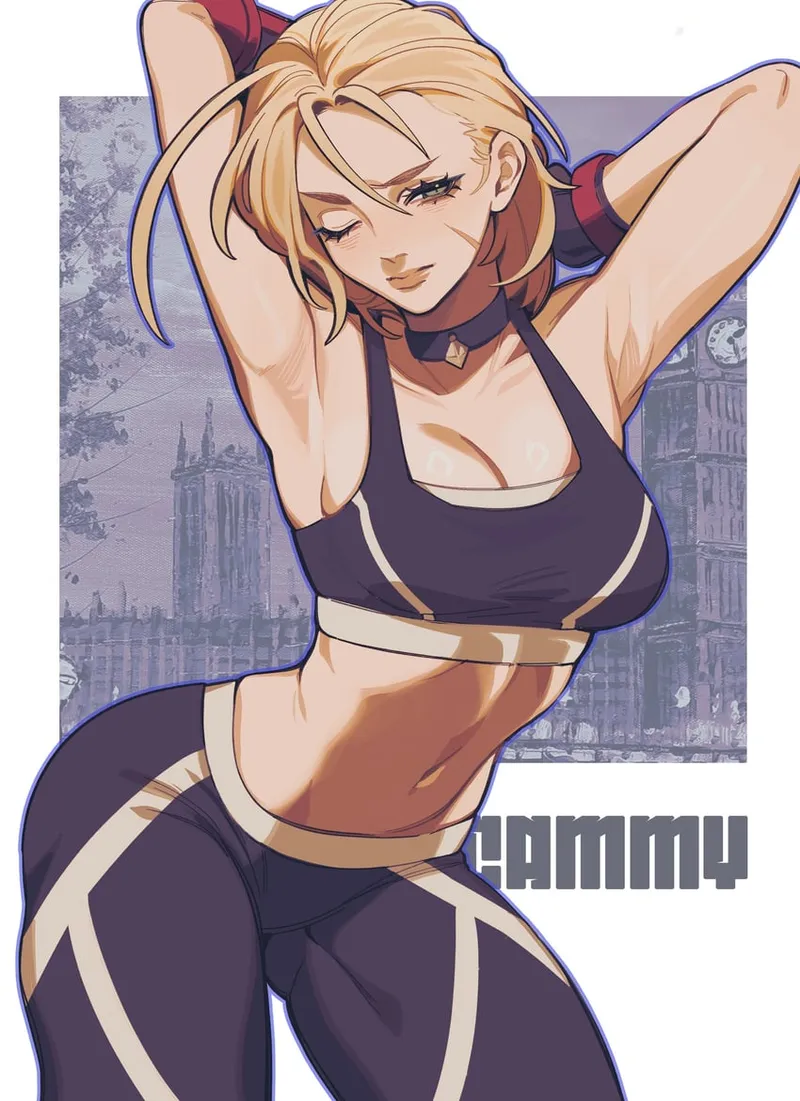 Thumbnail Get Ready for Street Fighter's Cammy Stretching by sd6636