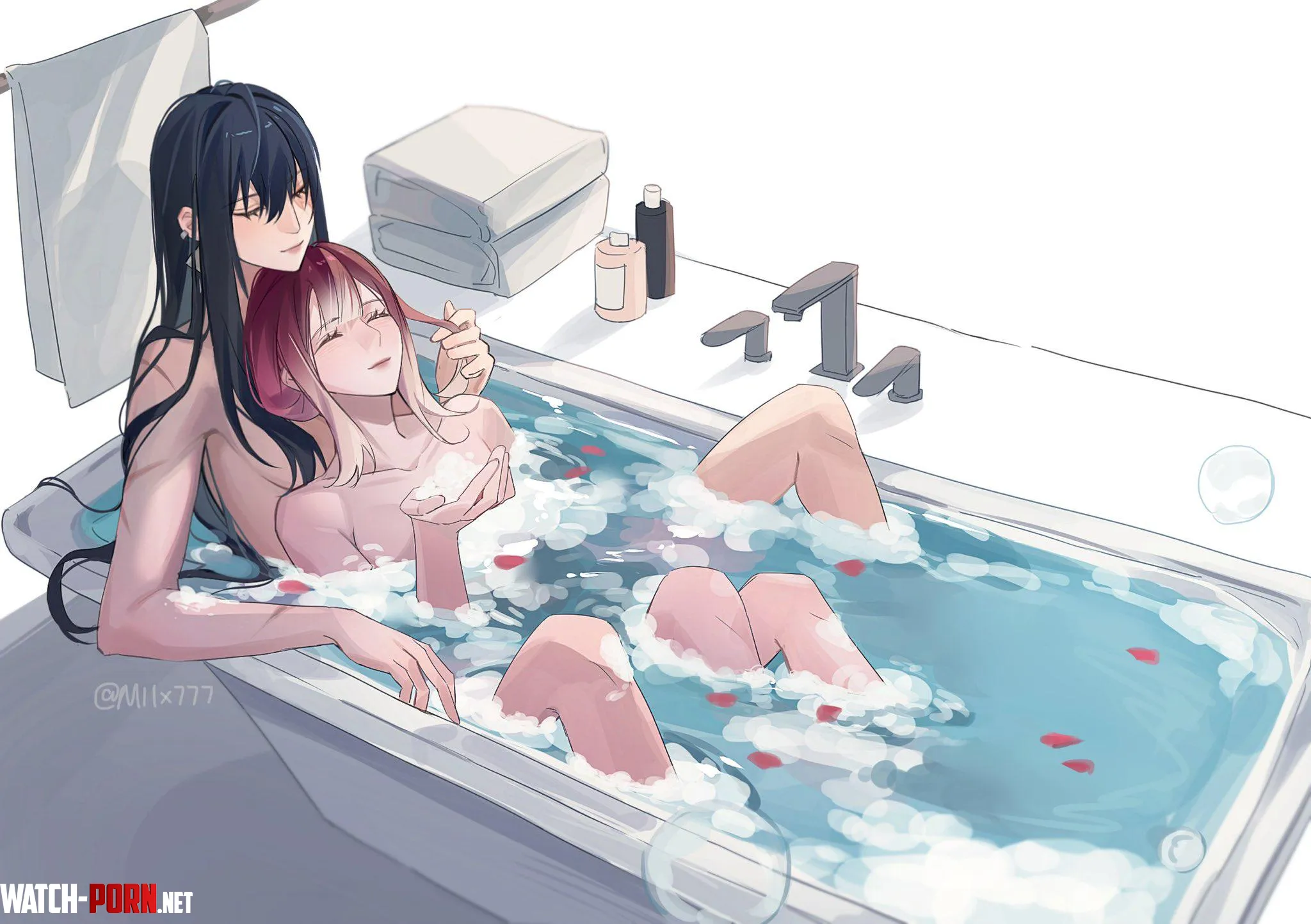Romantic bath (miix777) [Path to Nowhere] by HentaiDepartment
