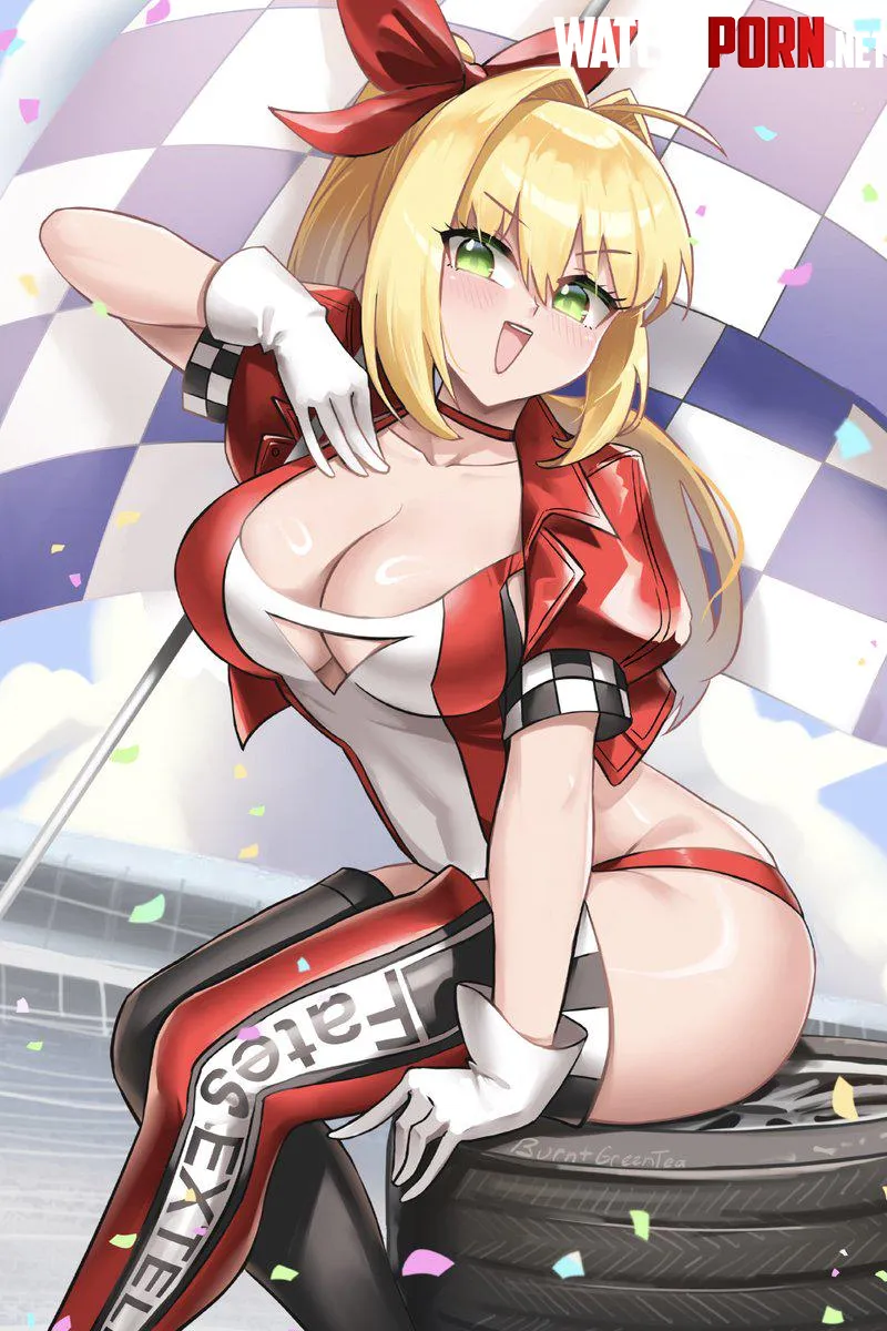 Race Queen Nero (Burnt Green Tea) [Fate/Extra] by llamanatee