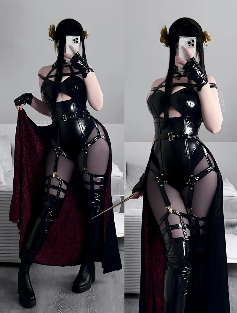 Thumbnail Katanires' My Yor Forger Cosplay Unveiled in CosplayLewd World