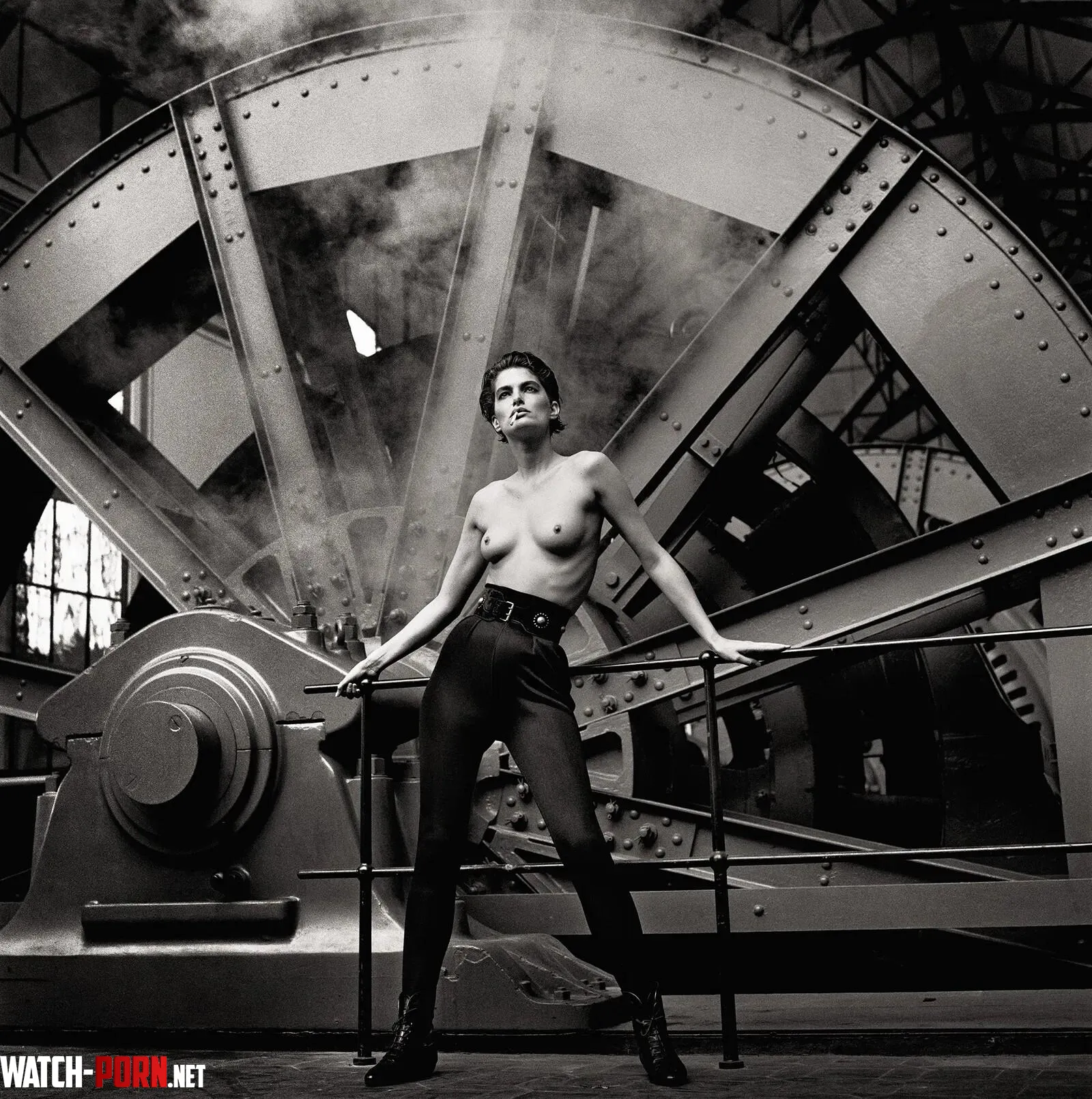 Lynne Koester | Duisburg, 1985 | ph. Peter Lindbergh by poisson-iv