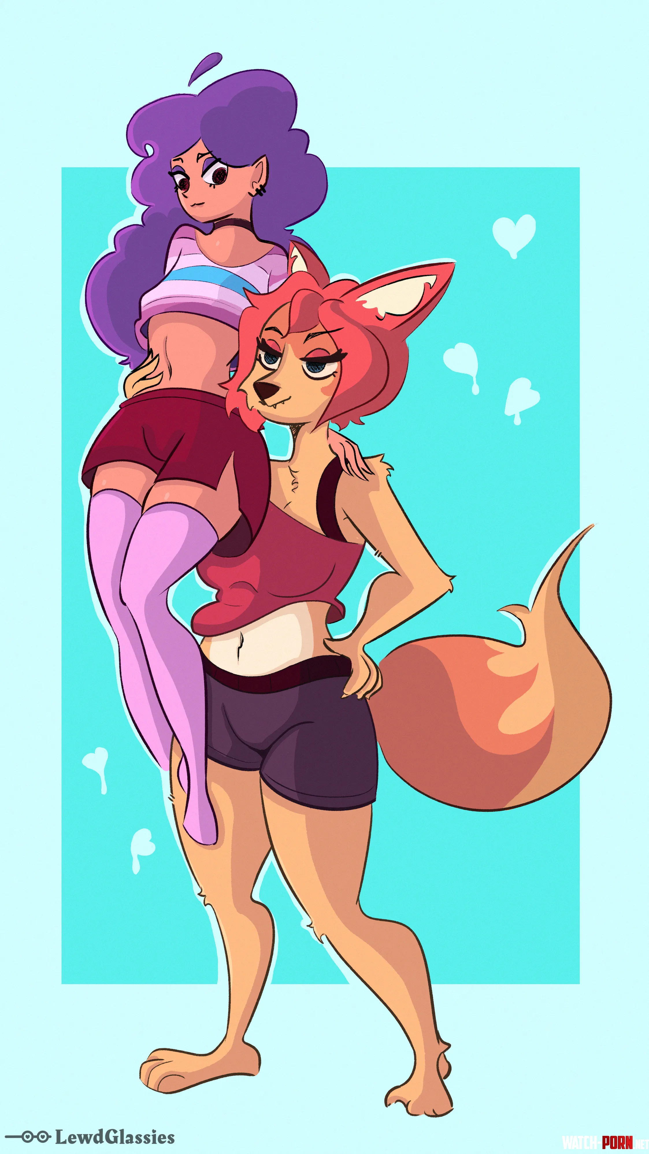 Such a cute couple TwT (OC) by LewdGlassies